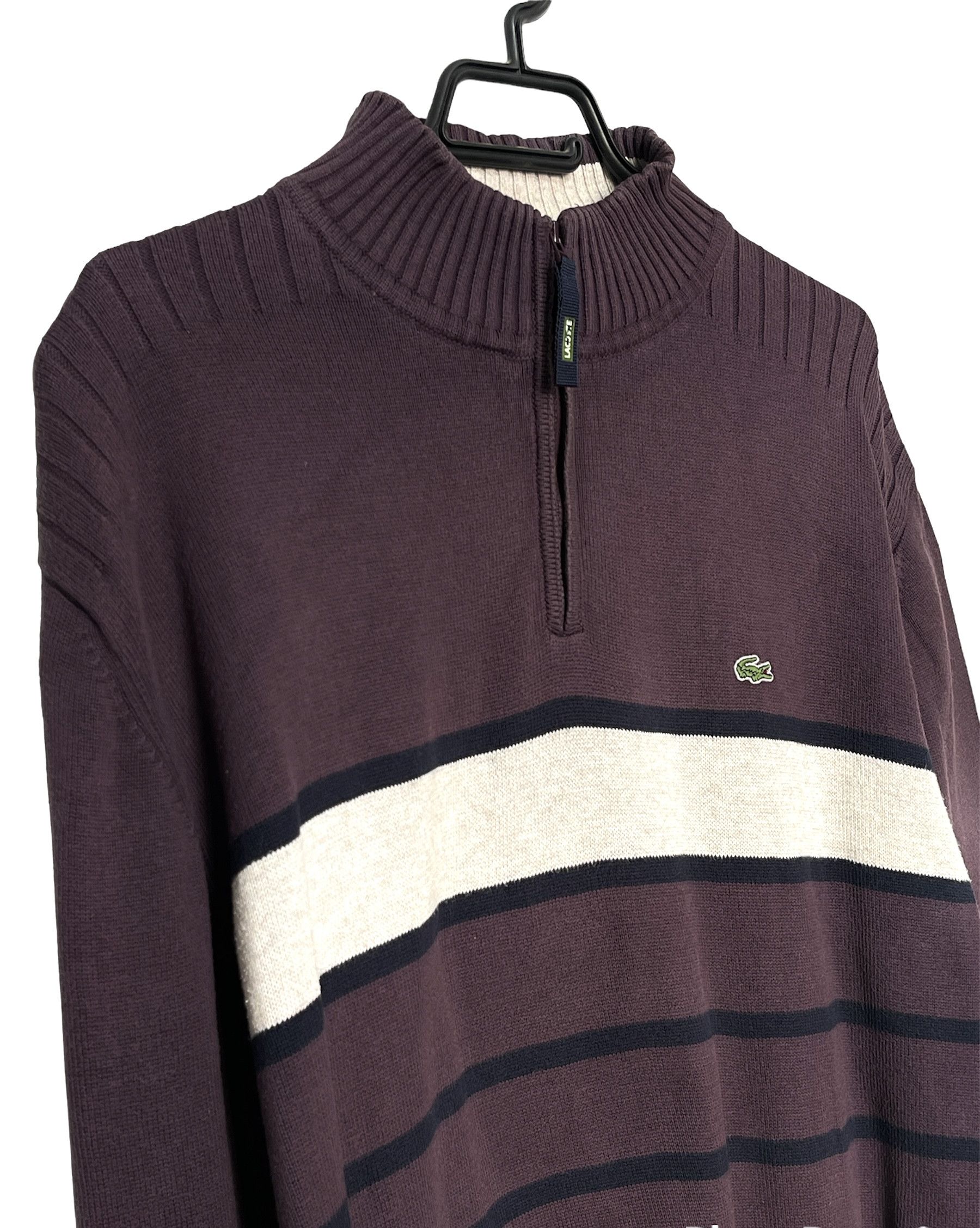 Lacoste 🔥 heavy jumper sweater cardigan lacoste size xl /xxl cotton Size US XXL / EU 58 / 5 - 1 Thumbnail