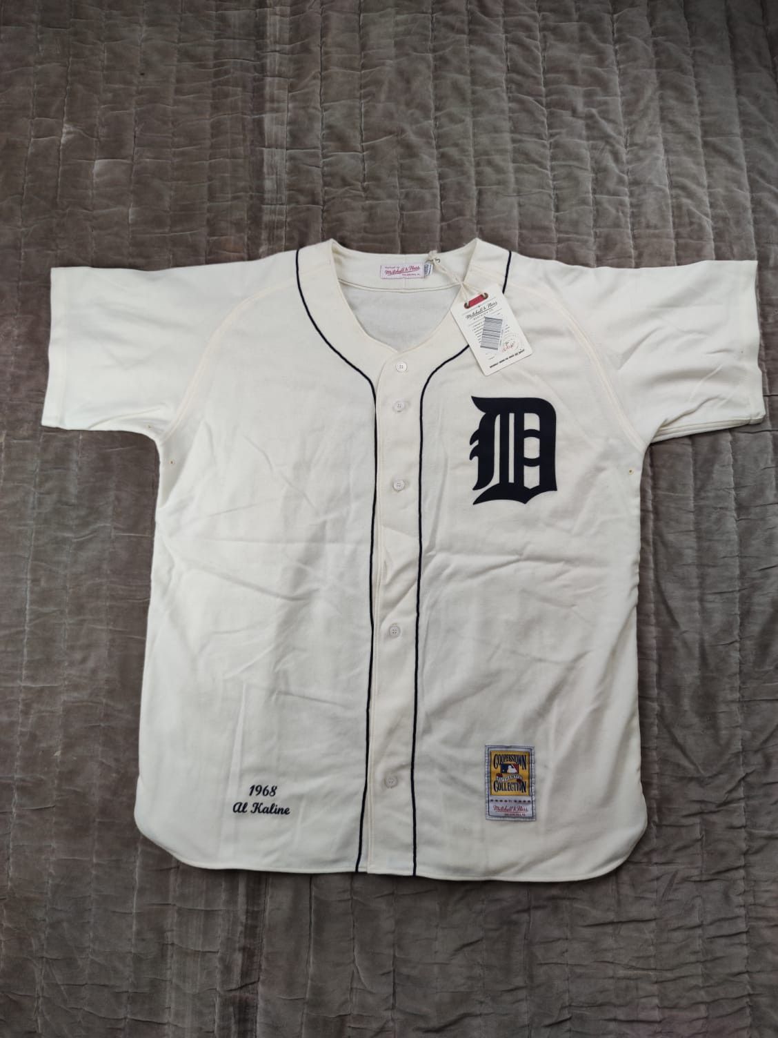 Detroit Tigers #6 Al Kaline 1968 Authentic Wool Jersey