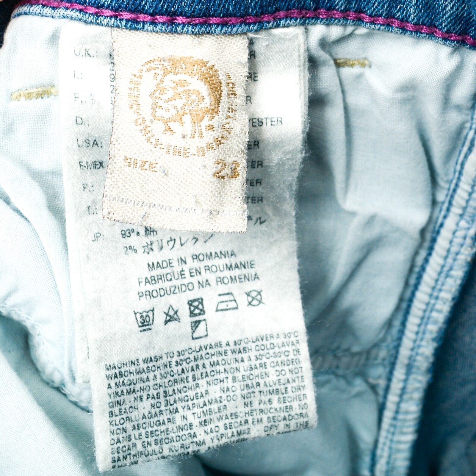 Diesel Skinzee Super Slim Skinny W28 L32 Jeans Trousers Pants Size 28" / US 6 / IT 42 - 6 Thumbnail