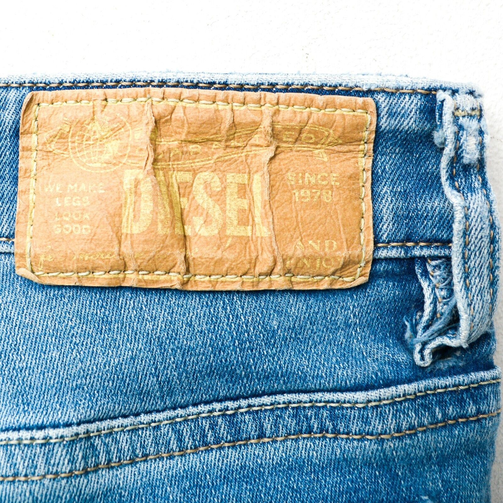 Diesel Skinzee Super Slim Skinny W28 L32 Jeans Trousers Pants Size 28" / US 6 / IT 42 - 5 Thumbnail