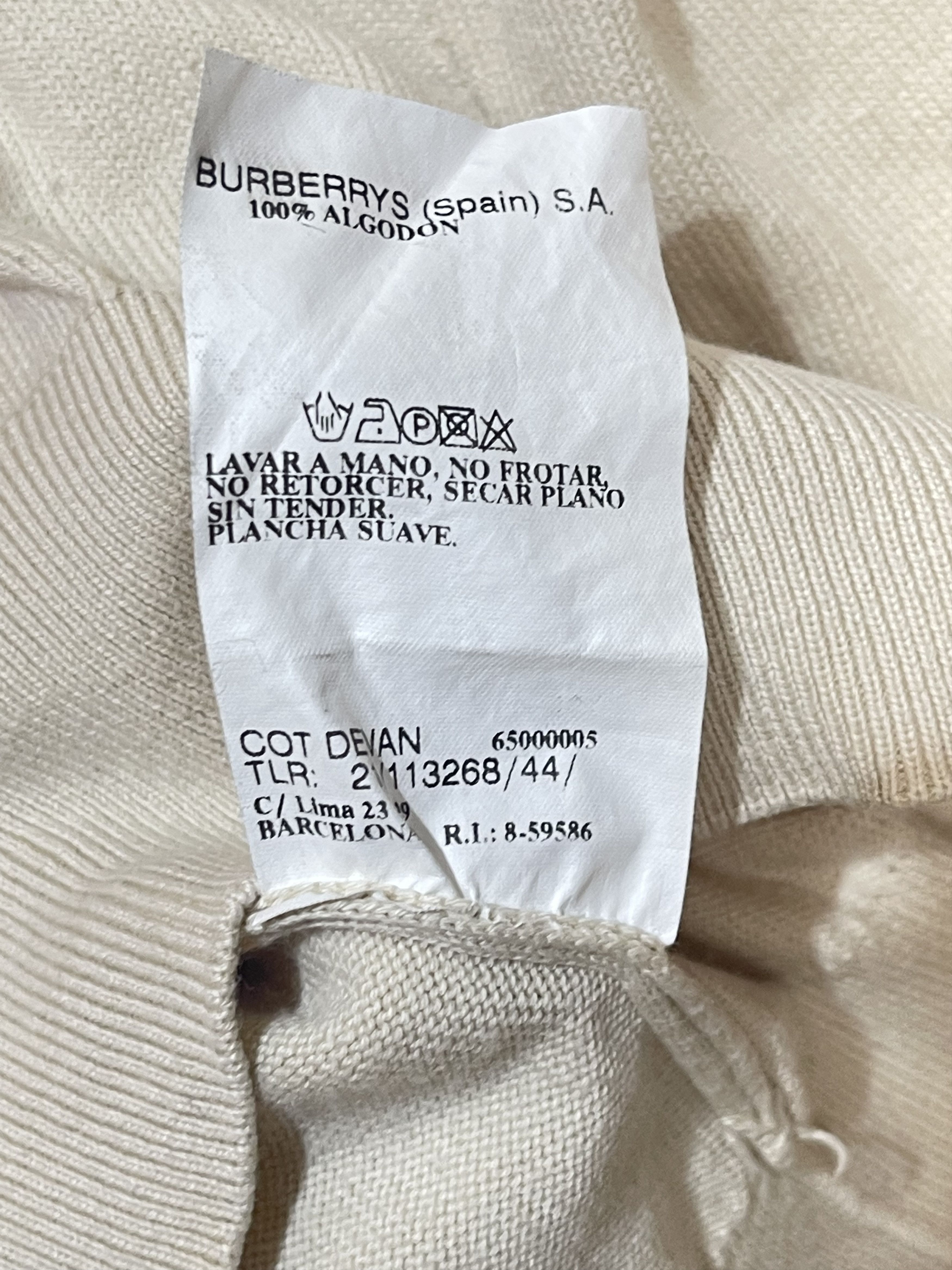 Burberry 🔥 jumper sweater Burberry size 44 L cotton Size L / US 10 / IT 46 - 4 Thumbnail