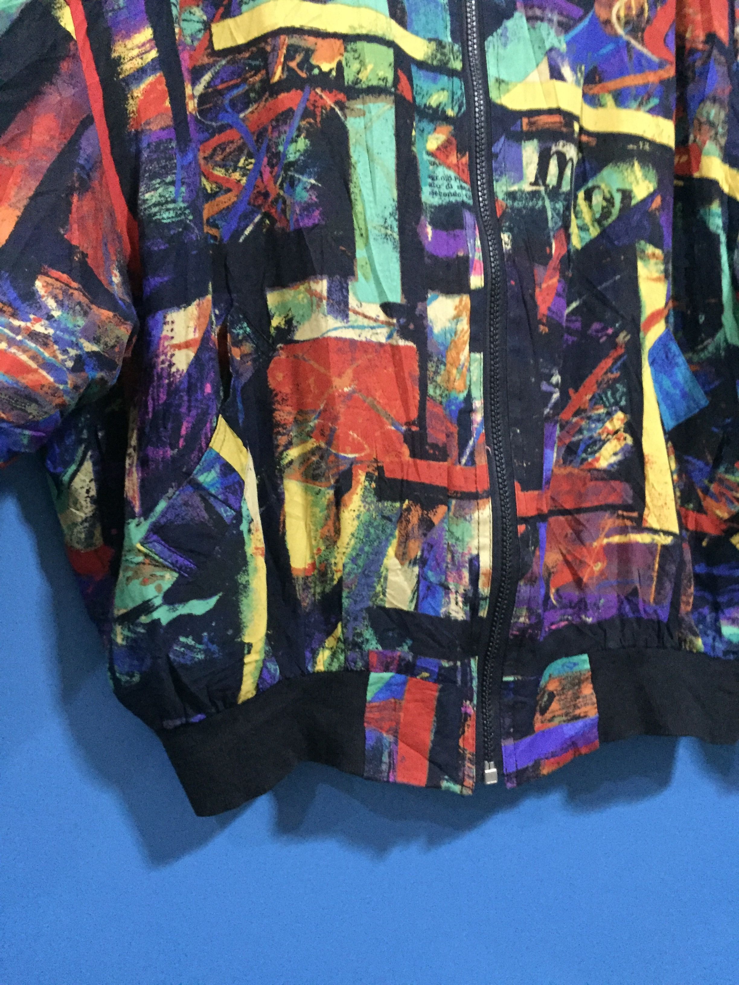 Issey Miyake × Japanese Brand × Seditionaries Vintage rare viscose Art colourblock jacket Size US L / EU 52-54 / 3 - 2 Thumbnail