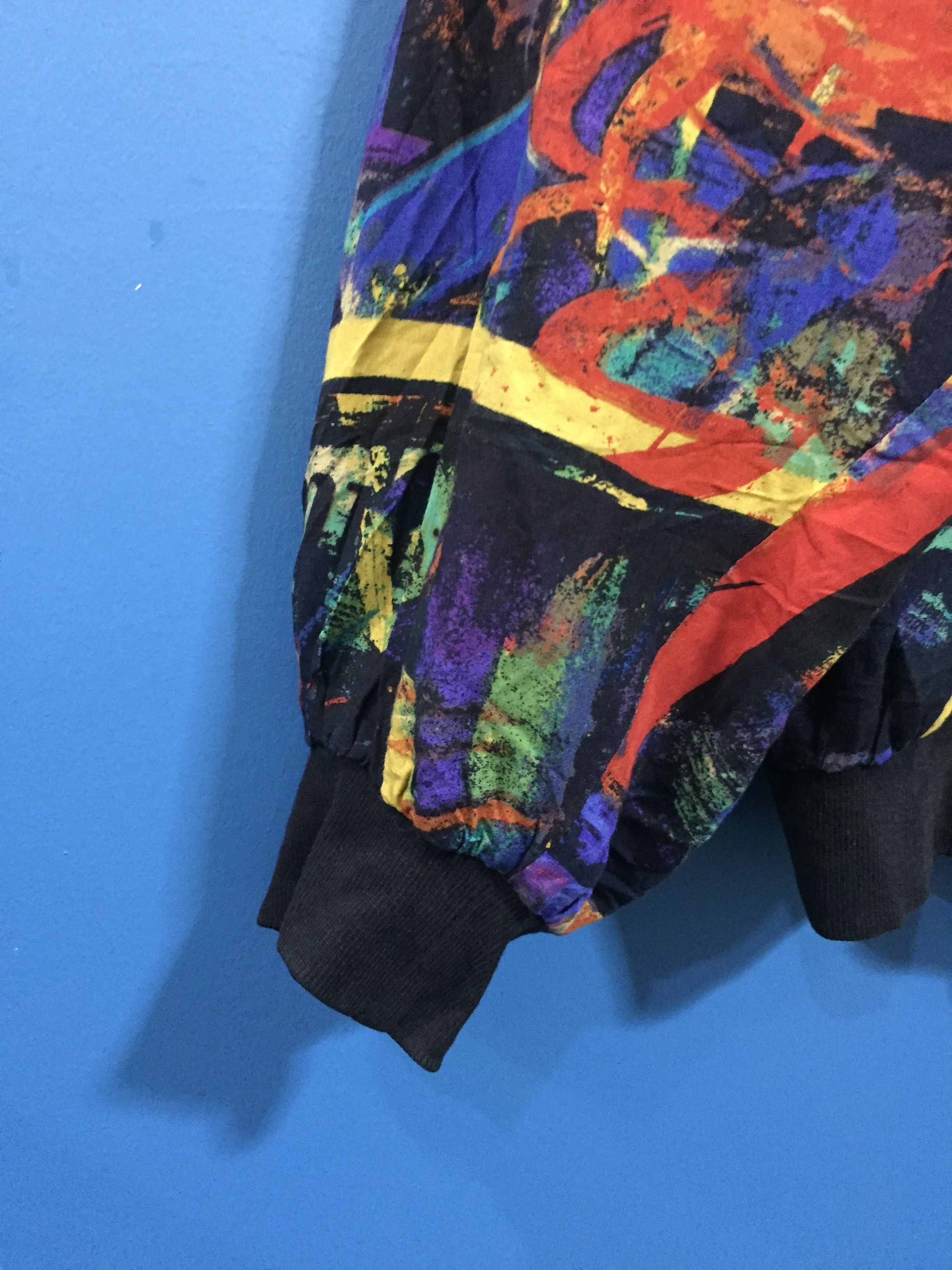Issey Miyake × Japanese Brand × Seditionaries Vintage rare viscose Art colourblock jacket Size US L / EU 52-54 / 3 - 3 Thumbnail