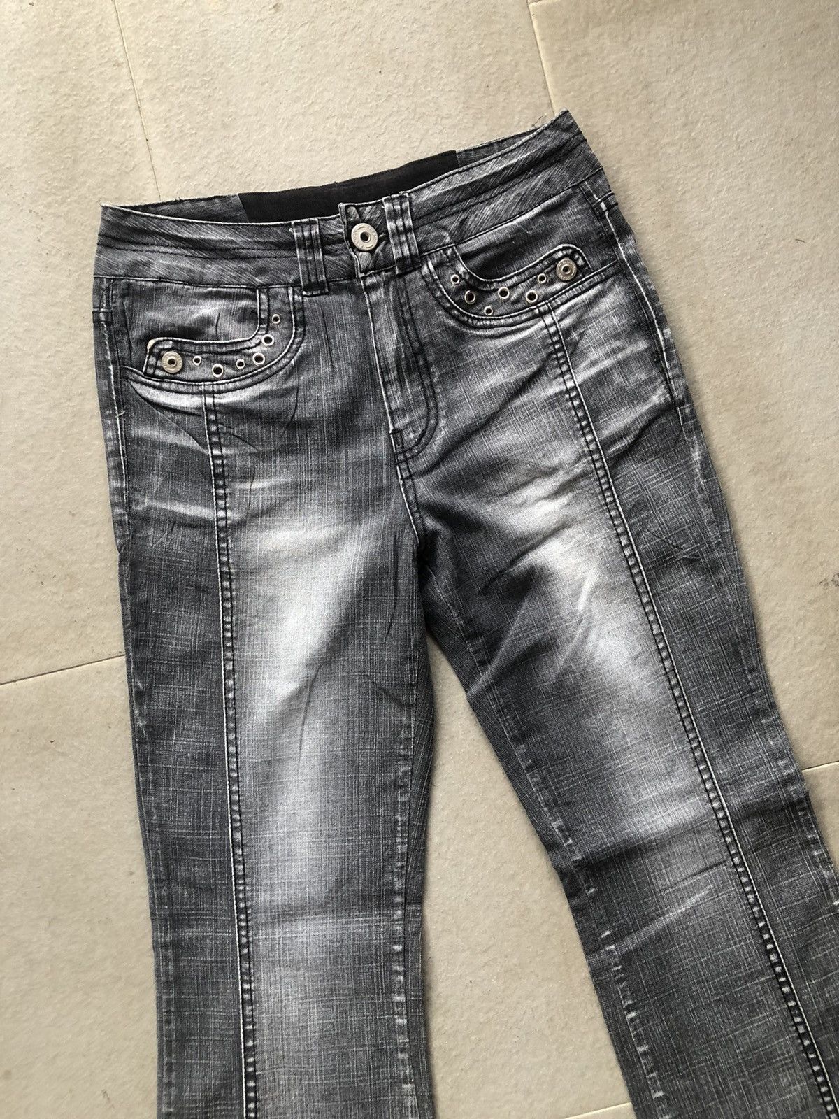 Beauty Beast × Japanese Brand Flared stretch jeans Japanese brand 🔥 Size 28" / US 6 / IT 42 - 2 Thumbnail