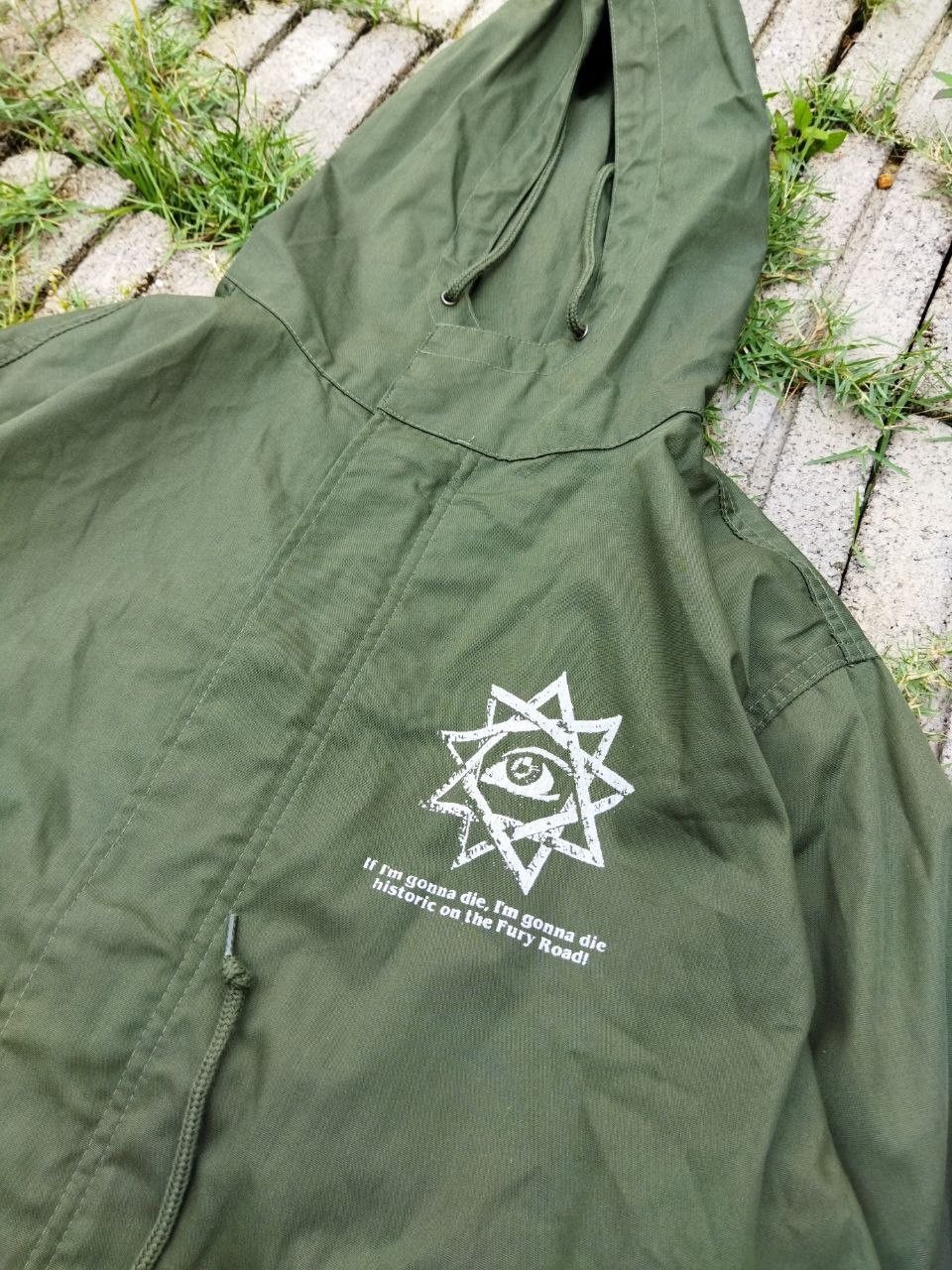 Japanese Brand Japanese Skulls Skeleton Punk Style Parka Jacket Size US L / EU 52-54 / 3 - 9 Thumbnail