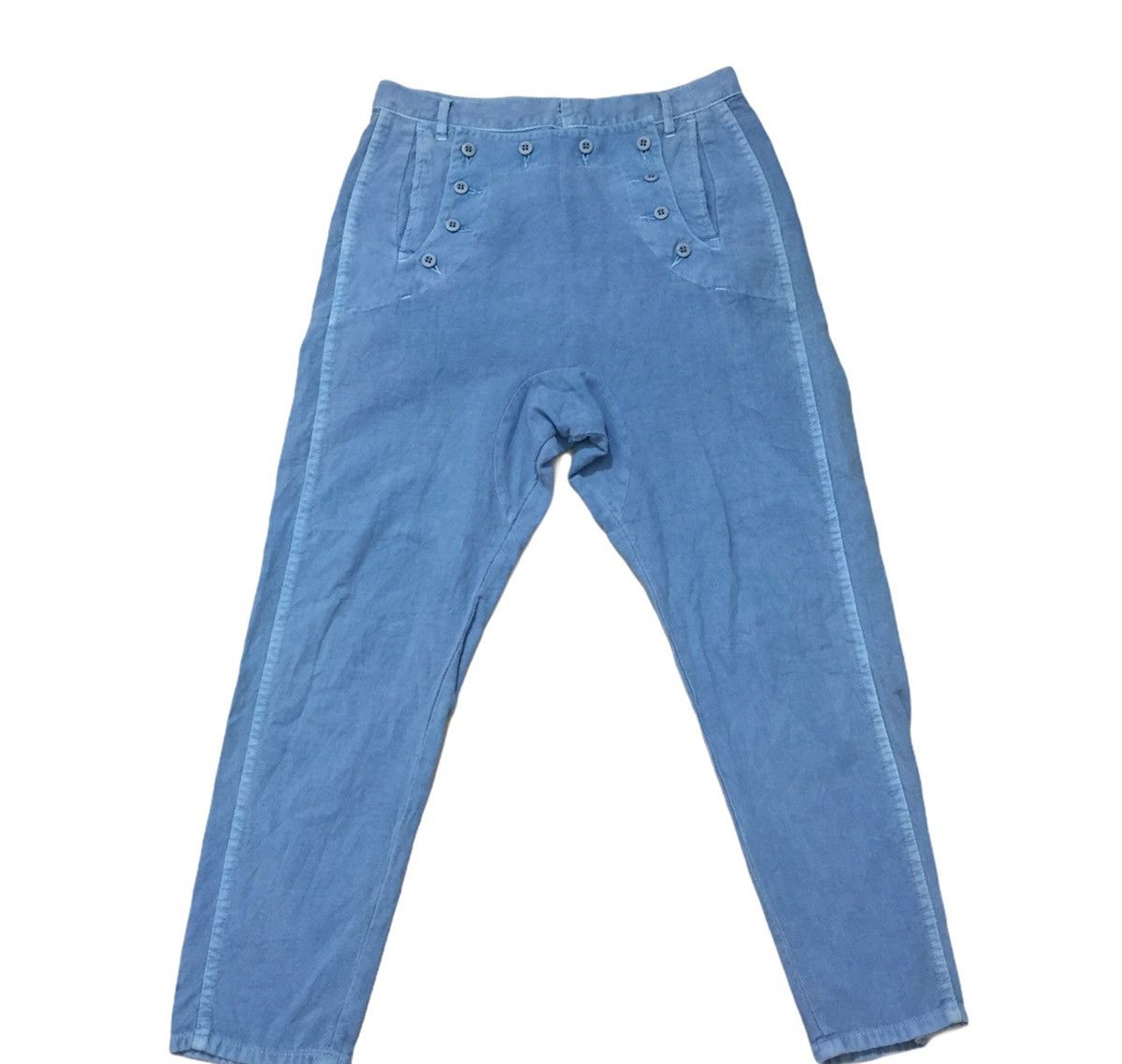 Frapbois Japanese Brand Frapbois like kapital Sky blue pant denim Size US 31 - 1 Thumbnail