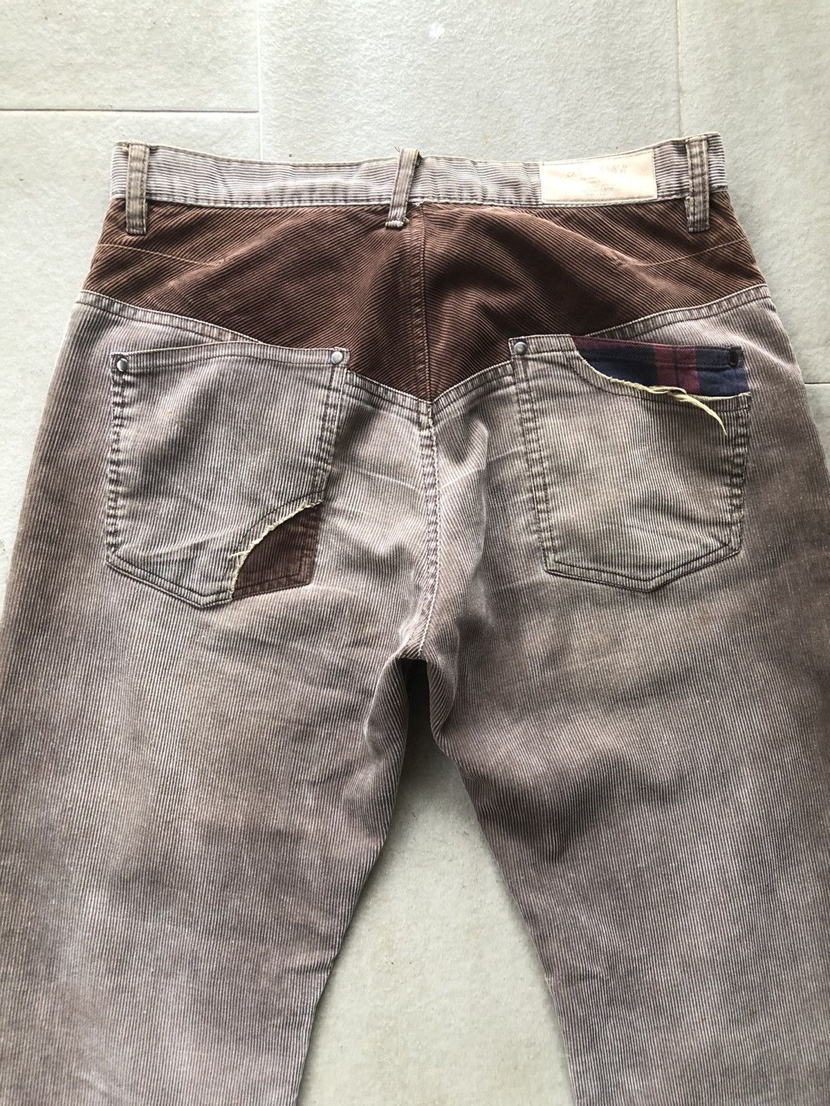 Designer × Japanese Brand Brth Breath N9 distressed patch corduroy Travis colourway Size US 34 / EU 50 - 10 Thumbnail