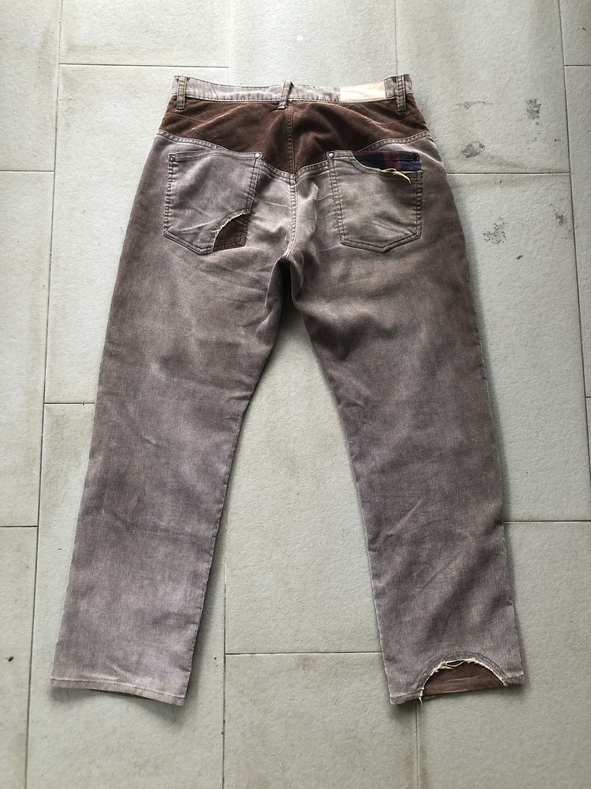 Designer × Japanese Brand Brth Breath N9 distressed patch corduroy Travis colourway Size US 34 / EU 50 - 9 Thumbnail