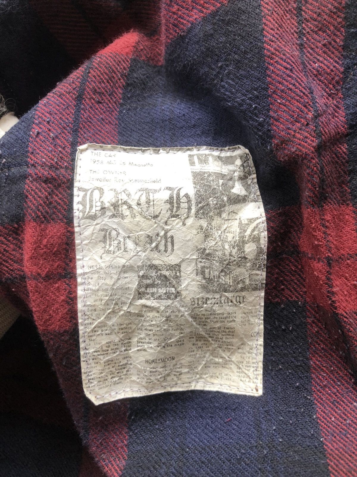 Designer × Japanese Brand Brth Breath N9 distressed patch corduroy Travis colourway Size US 34 / EU 50 - 8 Thumbnail