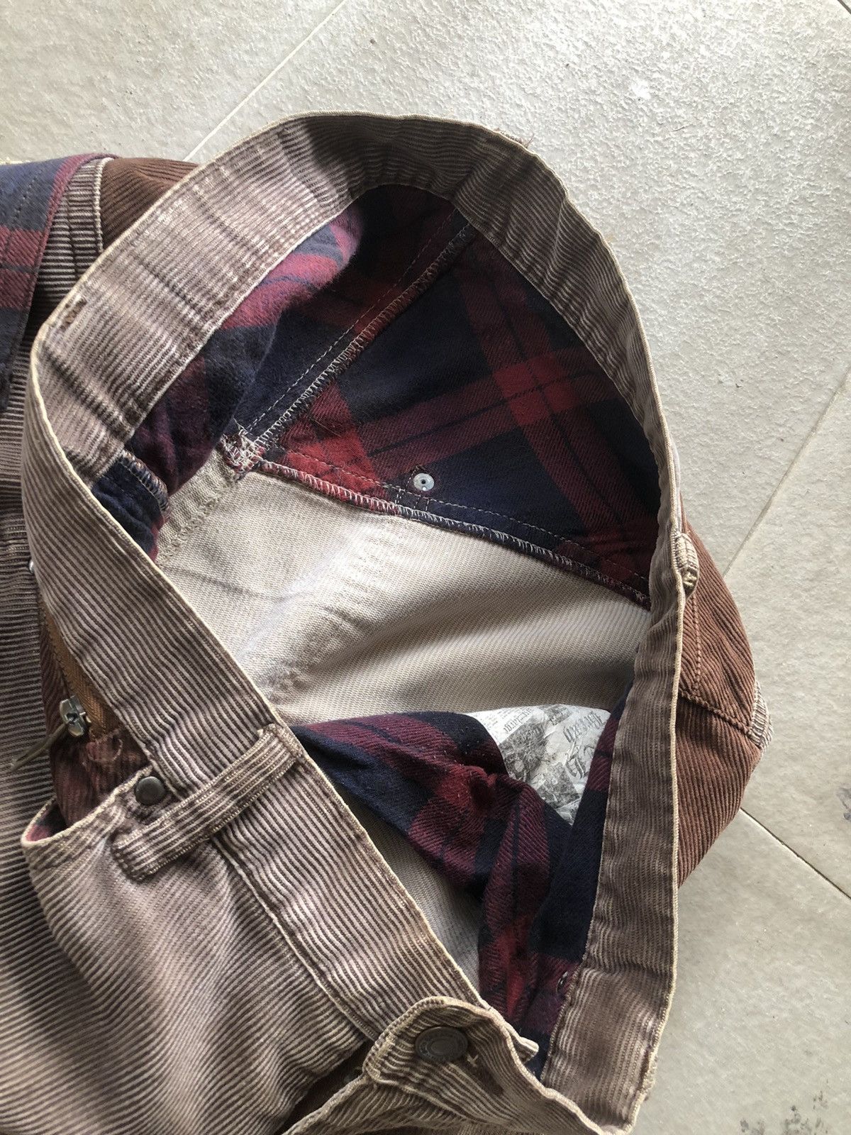 Designer × Japanese Brand Brth Breath N9 distressed patch corduroy Travis colourway Size US 34 / EU 50 - 7 Thumbnail