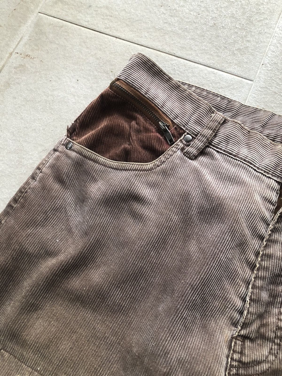 Designer × Japanese Brand Brth Breath N9 distressed patch corduroy Travis colourway Size US 34 / EU 50 - 4 Thumbnail