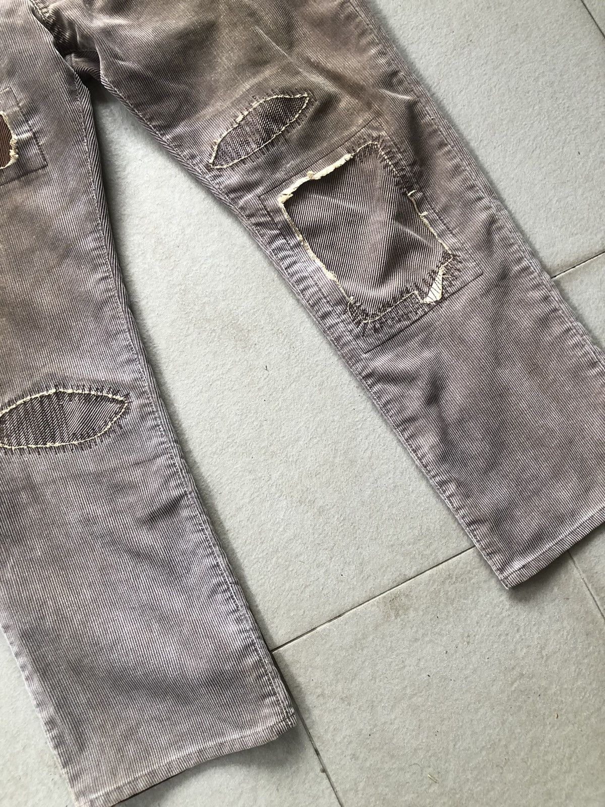 Designer × Japanese Brand Brth Breath N9 distressed patch corduroy Travis colourway Size US 34 / EU 50 - 3 Thumbnail