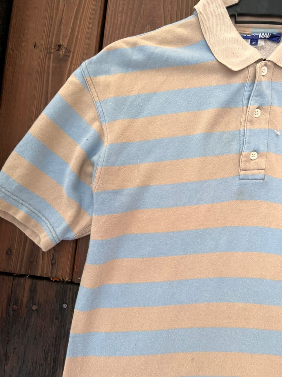 Comme des Garcons Comme des Garcon Polo Shirts Stripes Size M Size US M / EU 48-50 / 2 - 3 Thumbnail