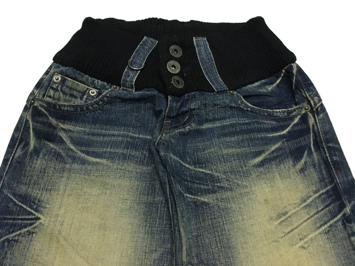 If Six Was Nine × Japanese Brand × Le Grande Bleu (L.G.B.) Rare Design Vintage Japanese Brand Jewel Denim 1990s Size US 26 / EU 42 - 3 Thumbnail