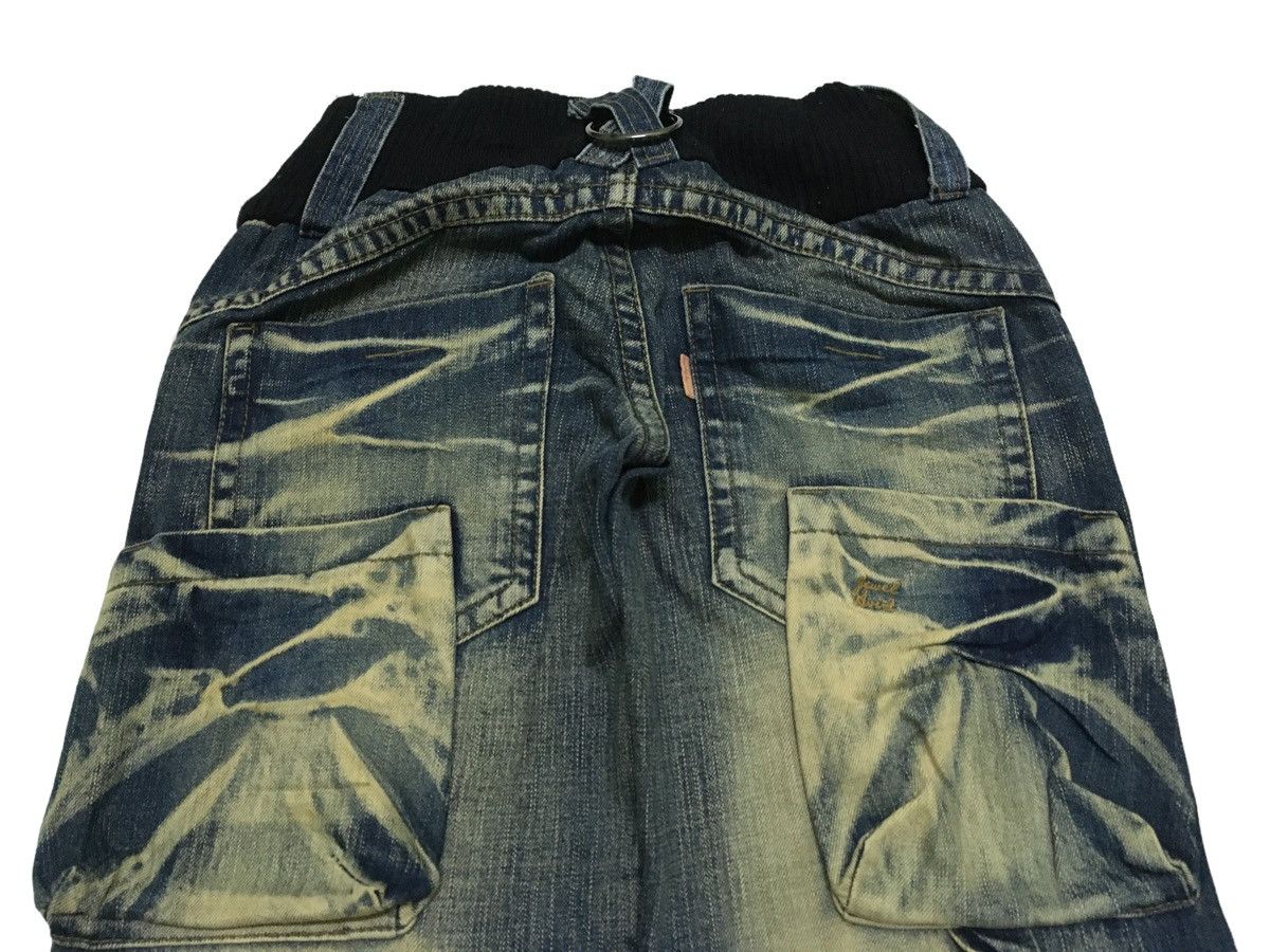 If Six Was Nine × Japanese Brand × Le Grande Bleu (L.G.B.) Rare Design Vintage Japanese Brand Jewel Denim 1990s Size US 26 / EU 42 - 4 Thumbnail