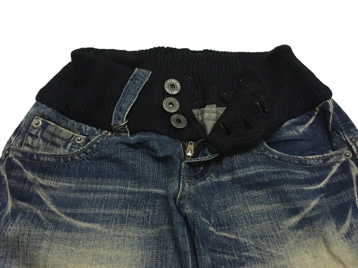 If Six Was Nine × Japanese Brand × Le Grande Bleu (L.G.B.) Rare Design Vintage Japanese Brand Jewel Denim 1990s Size US 26 / EU 42 - 6 Thumbnail