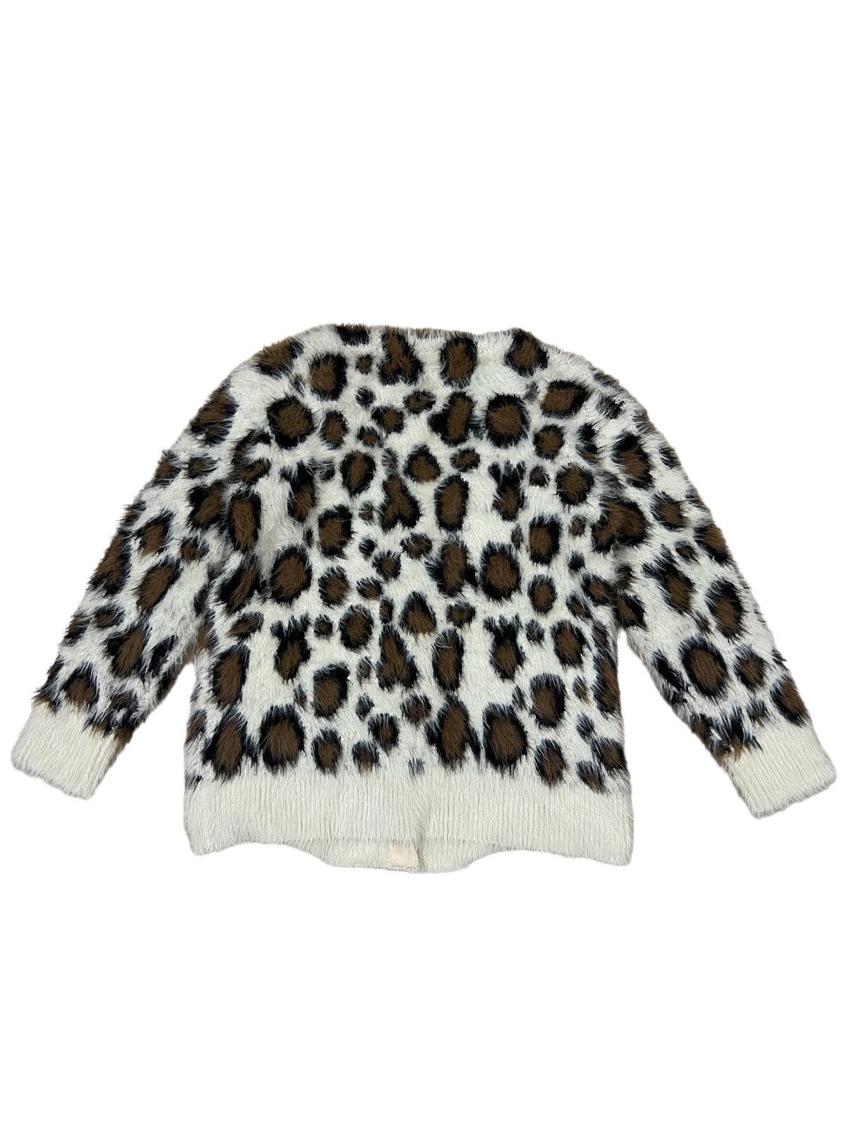 Needles Japan Crafted Leopard Mohair Fur Number Nine Style Cardigan Size US M / EU 48-50 / 2 - 3 Thumbnail