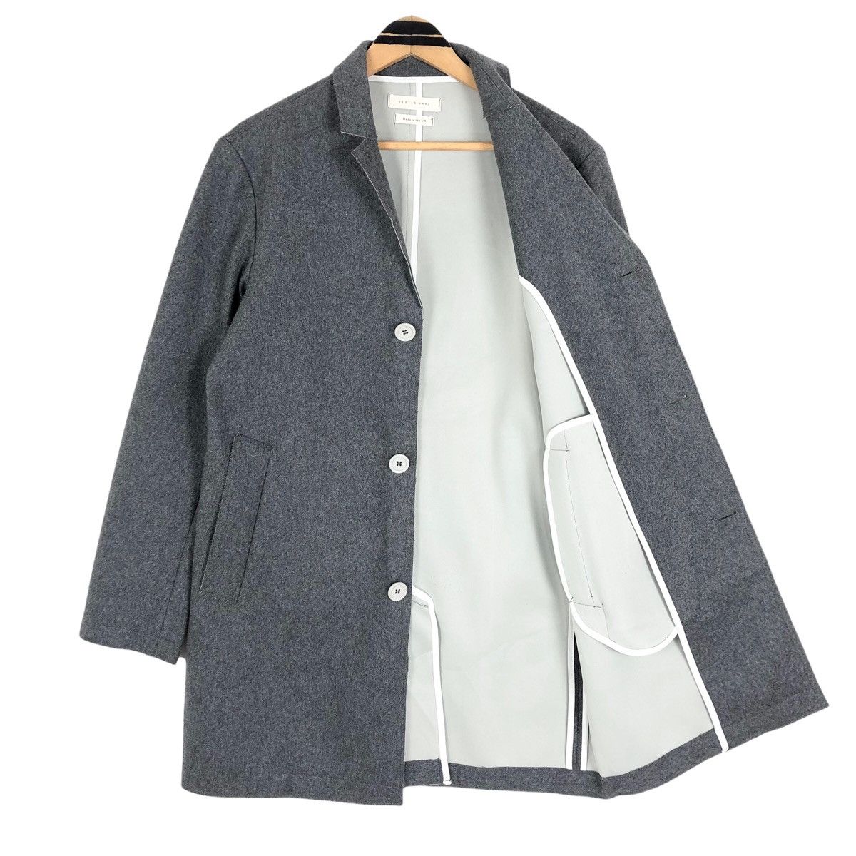 Other UK Kestin Hare Scotland Wool Topcoat Size US S / EU 44-46 / 1 - 9 Thumbnail