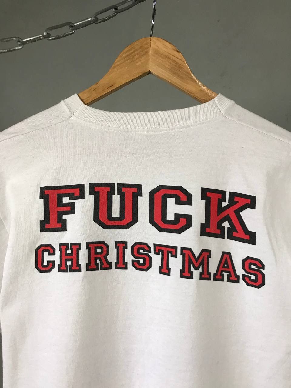 Other × Vintage Fuck Christmas vintage streetwear tee Size US M / EU 48-50 / 2 - 6 Thumbnail