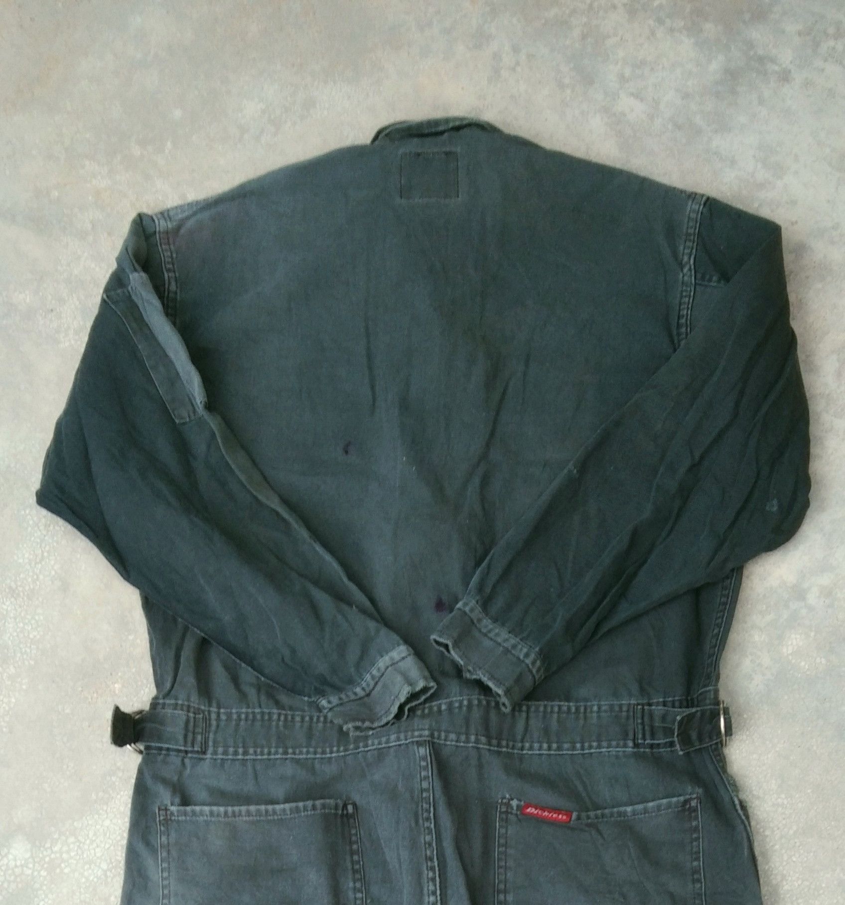 Dickies Vintage Distressed Dickies Coveralls Jacket Faded Green Size US 38 / EU 54 - 5 Thumbnail