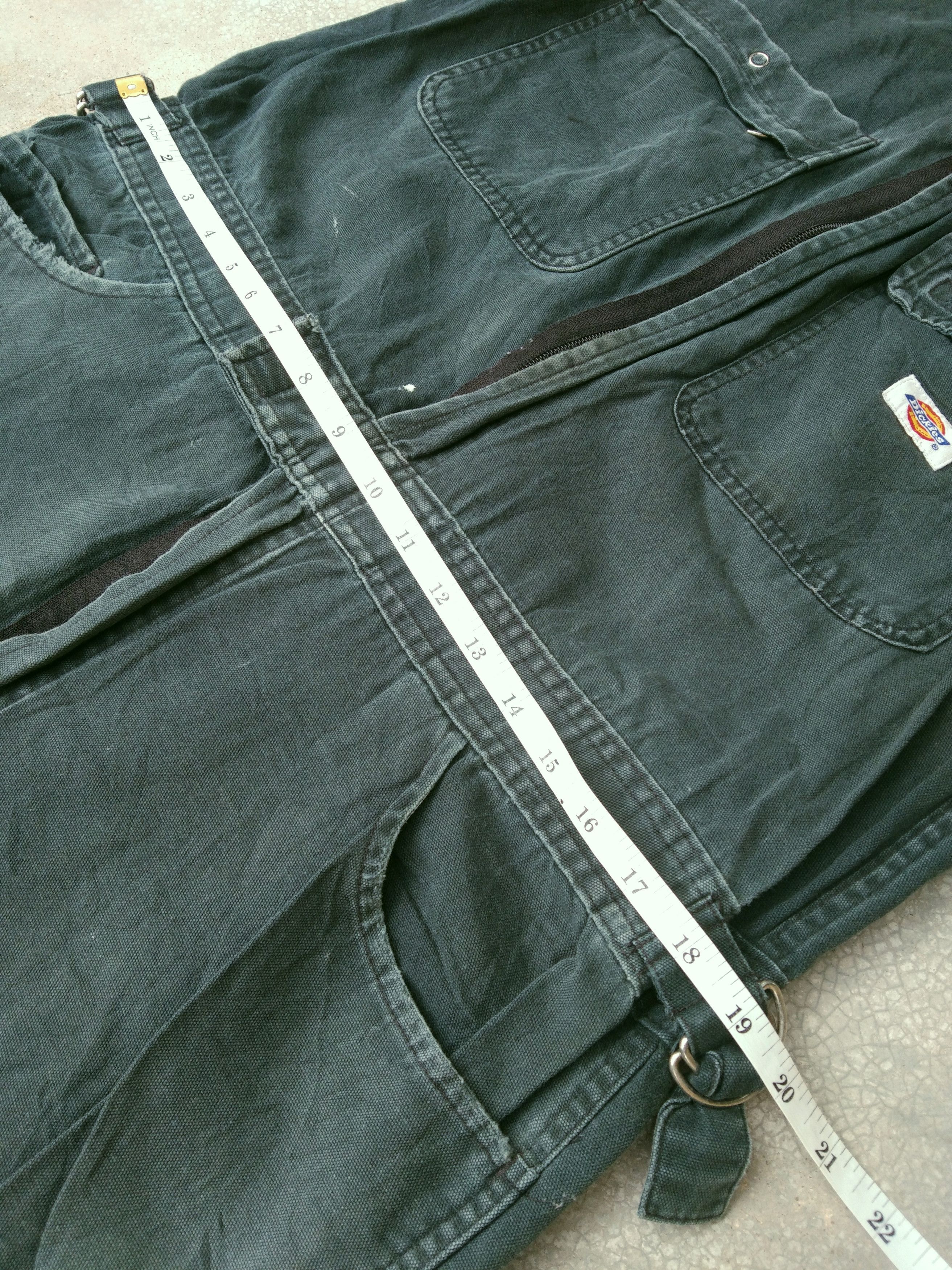 Dickies Vintage Distressed Dickies Coveralls Jacket Faded Green Size US 38 / EU 54 - 19 Thumbnail