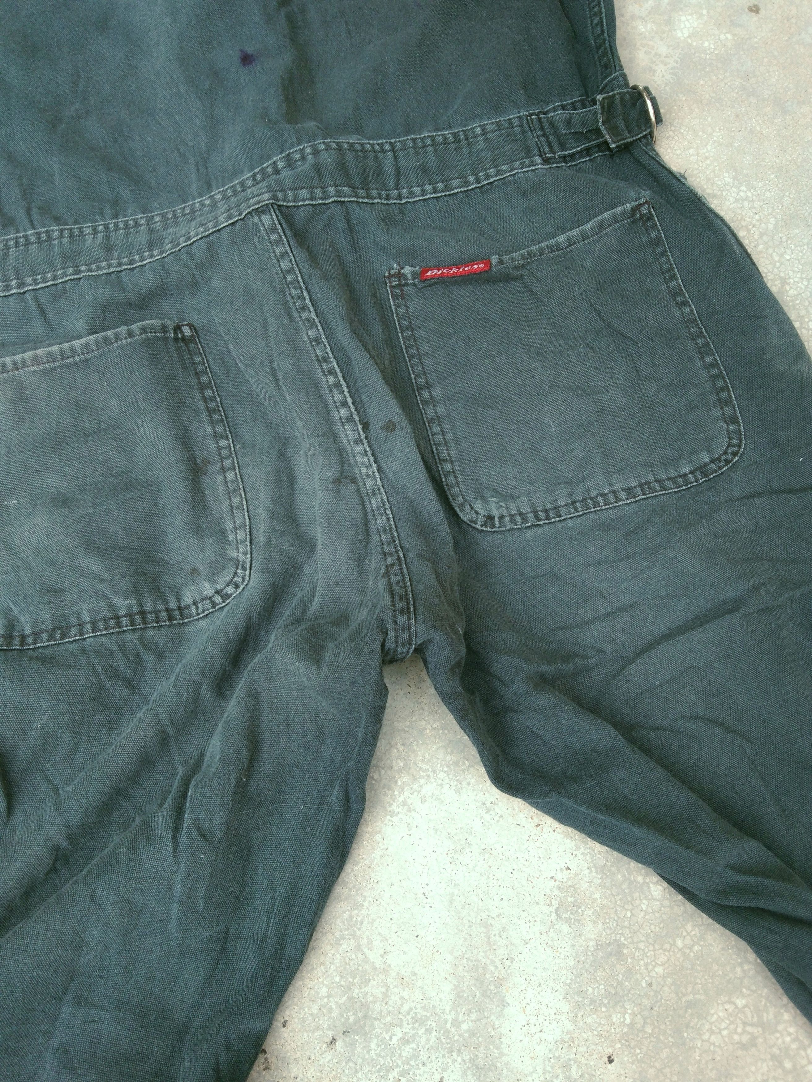 Dickies Vintage Distressed Dickies Coveralls Jacket Faded Green Size US 38 / EU 54 - 4 Thumbnail