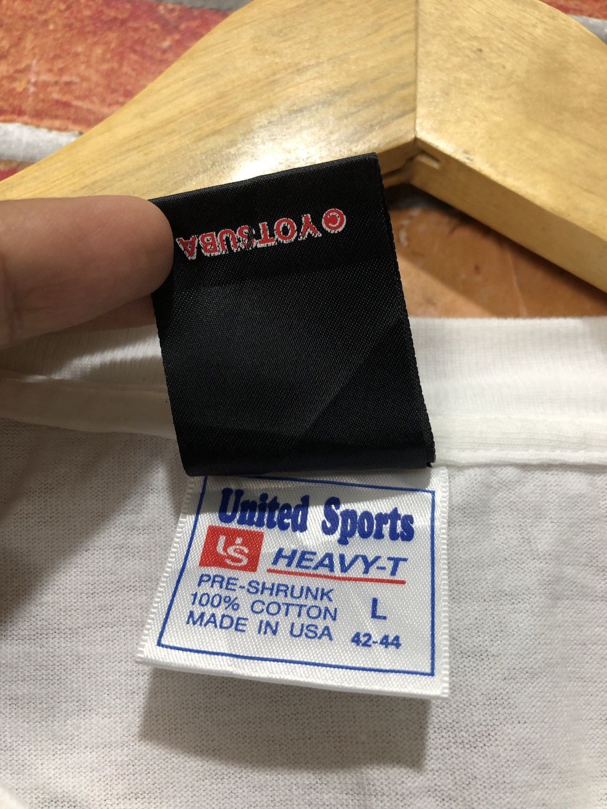 Vintage Vintage Great Kojika Kung Fu Lee BJW Wrestling T-Shirt Size US L / EU 52-54 / 3 - 8 Thumbnail