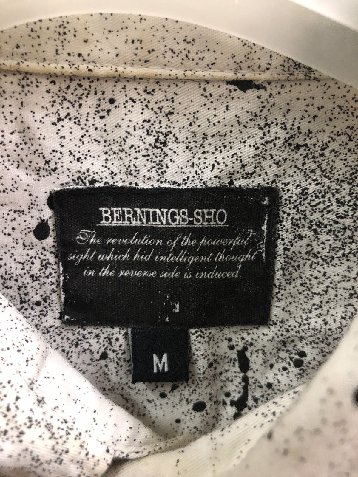 Japanese Brand × Seditionaries RARE💥Berning-Sho distress button shirt punk/seditionaries Size US M / EU 48-50 / 2 - 7 Thumbnail