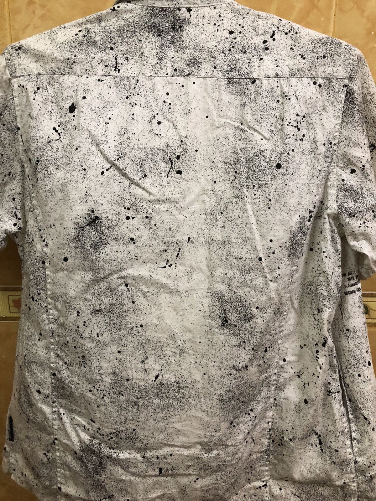 Japanese Brand × Seditionaries RARE💥Berning-Sho distress button shirt punk/seditionaries Size US M / EU 48-50 / 2 - 13 Thumbnail