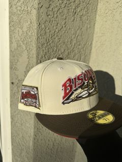 New Era Buffalo Bisons 25th Anniversary Wild Strawberry Edition 59Fifty  Fitted Hat