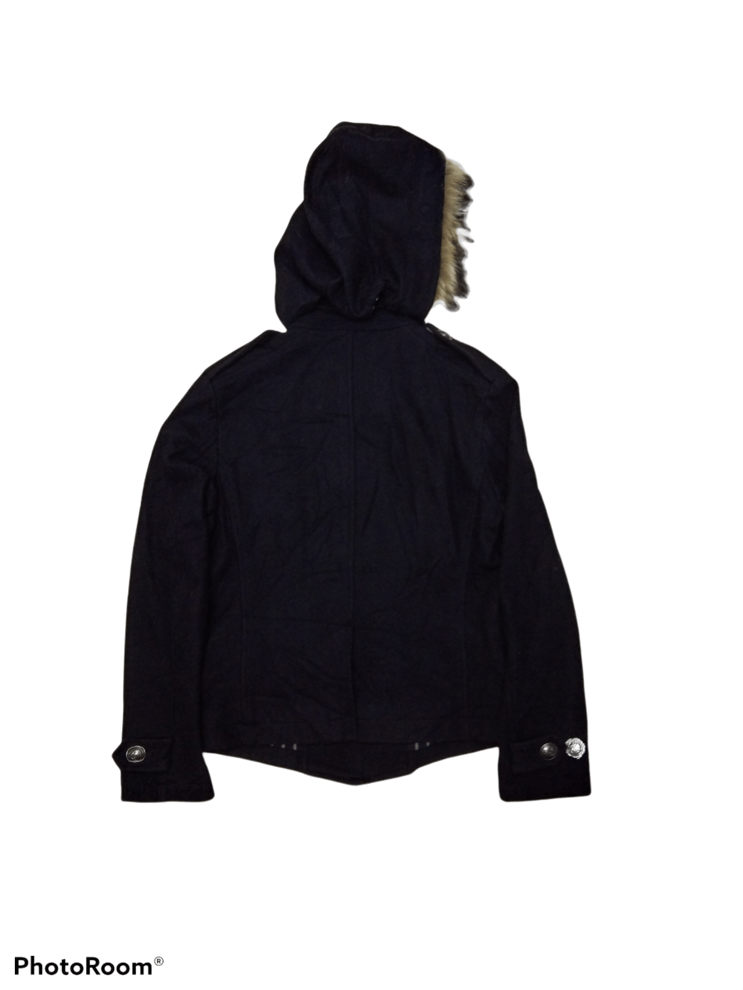 PPFM PPFM BLACK WOOL DOUBLE BREST HOODIE JACKET Size US S / EU 44-46 / 1 - 2 Thumbnail