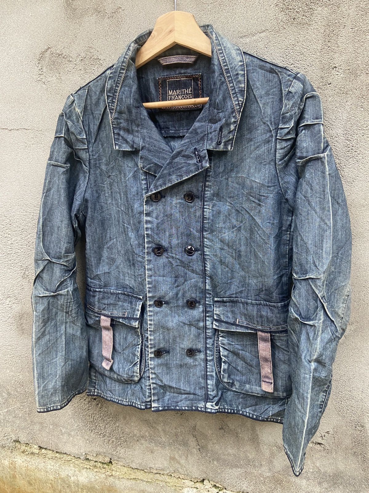 Marithe + Francois Girbaud Vintage Marithe Francois Girbaud Double Breasted Jacket Size US M / EU 48-50 / 2 - 4 Thumbnail
