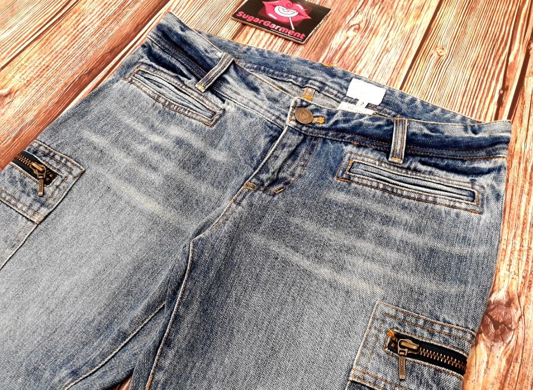 Takeo Kikuchi × Vintage Bell Bottom Bootcut Flare Jeans Takeo Kikuchi Size 32" / US 10 / IT 46 - 7 Thumbnail