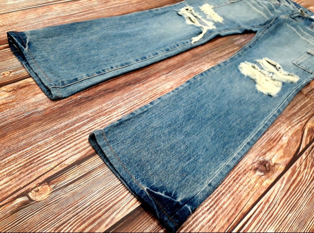 Takeo Kikuchi × Vintage Bell Bottom Bootcut Flare Jeans Takeo Kikuchi Size 32" / US 10 / IT 46 - 11 Thumbnail