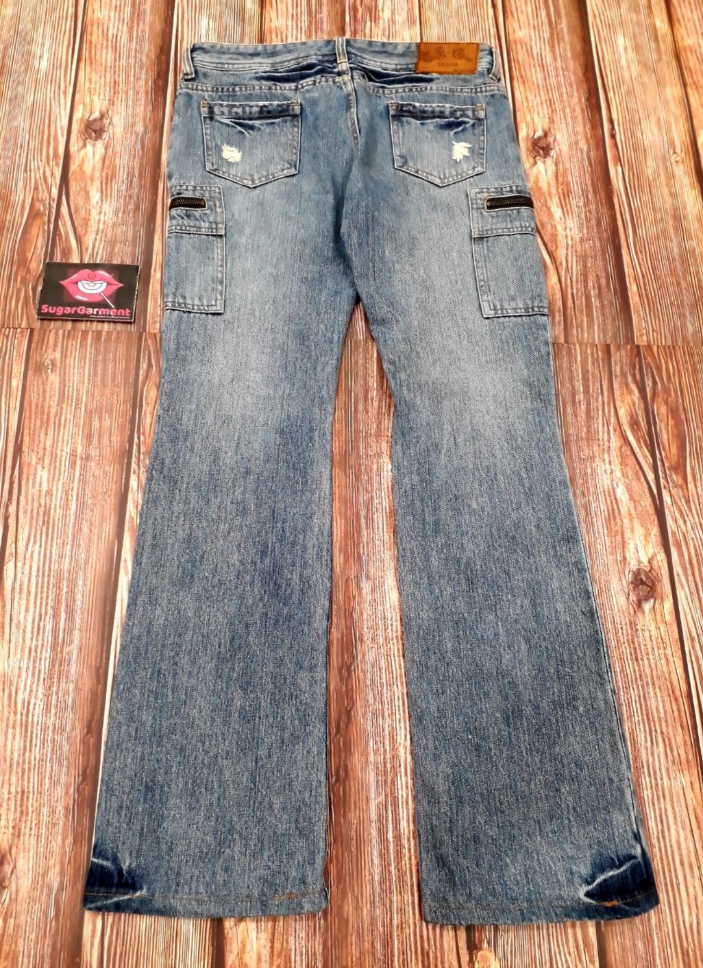 Takeo Kikuchi × Vintage Bell Bottom Bootcut Flare Jeans Takeo Kikuchi Size 32" / US 10 / IT 46 - 12 Thumbnail
