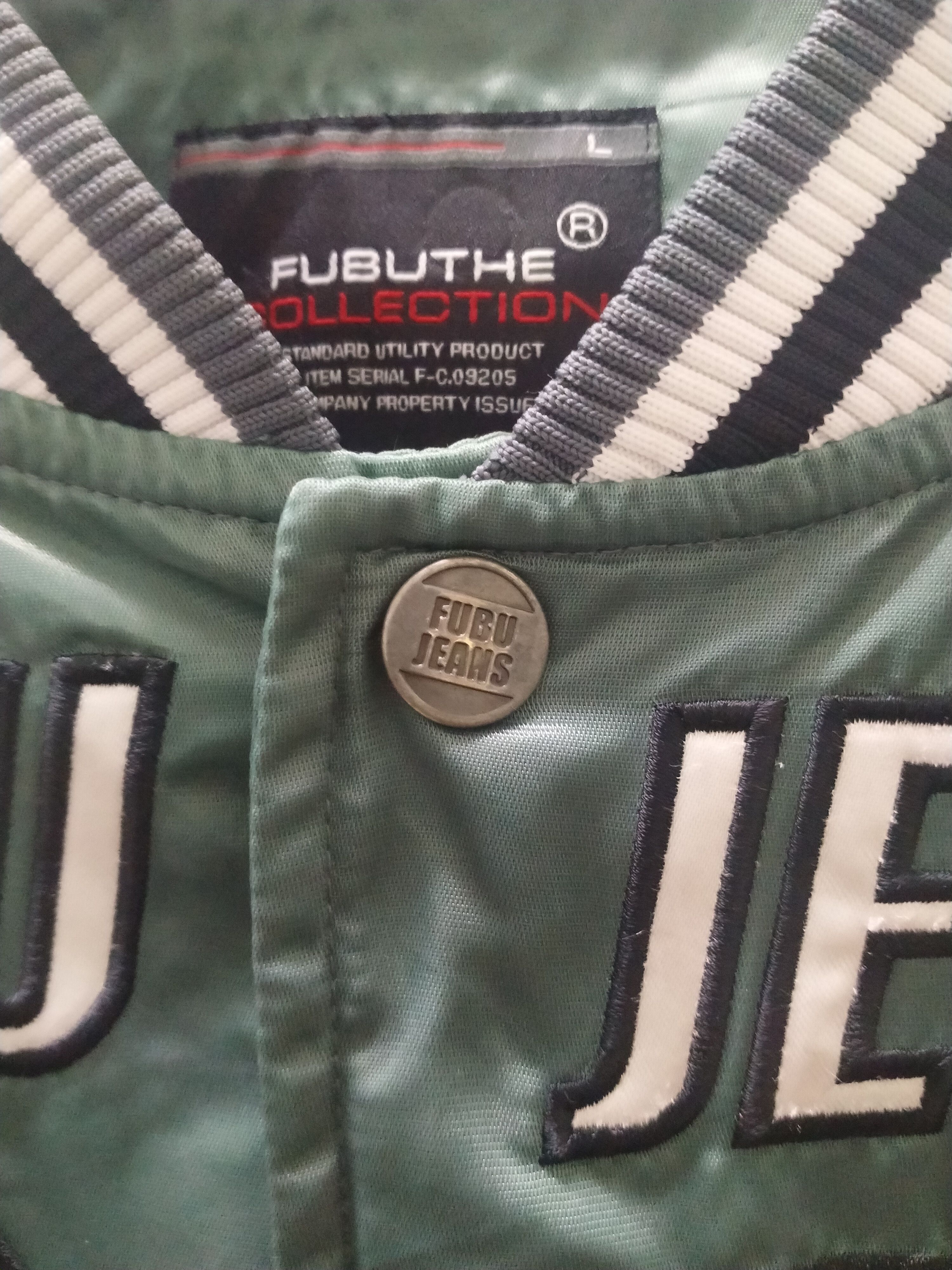 Fubu FUBU JEANS COLLECTION JACKET EMBROIDERED BIG LOGO Size US L / EU 52-54 / 3 - 7 Thumbnail