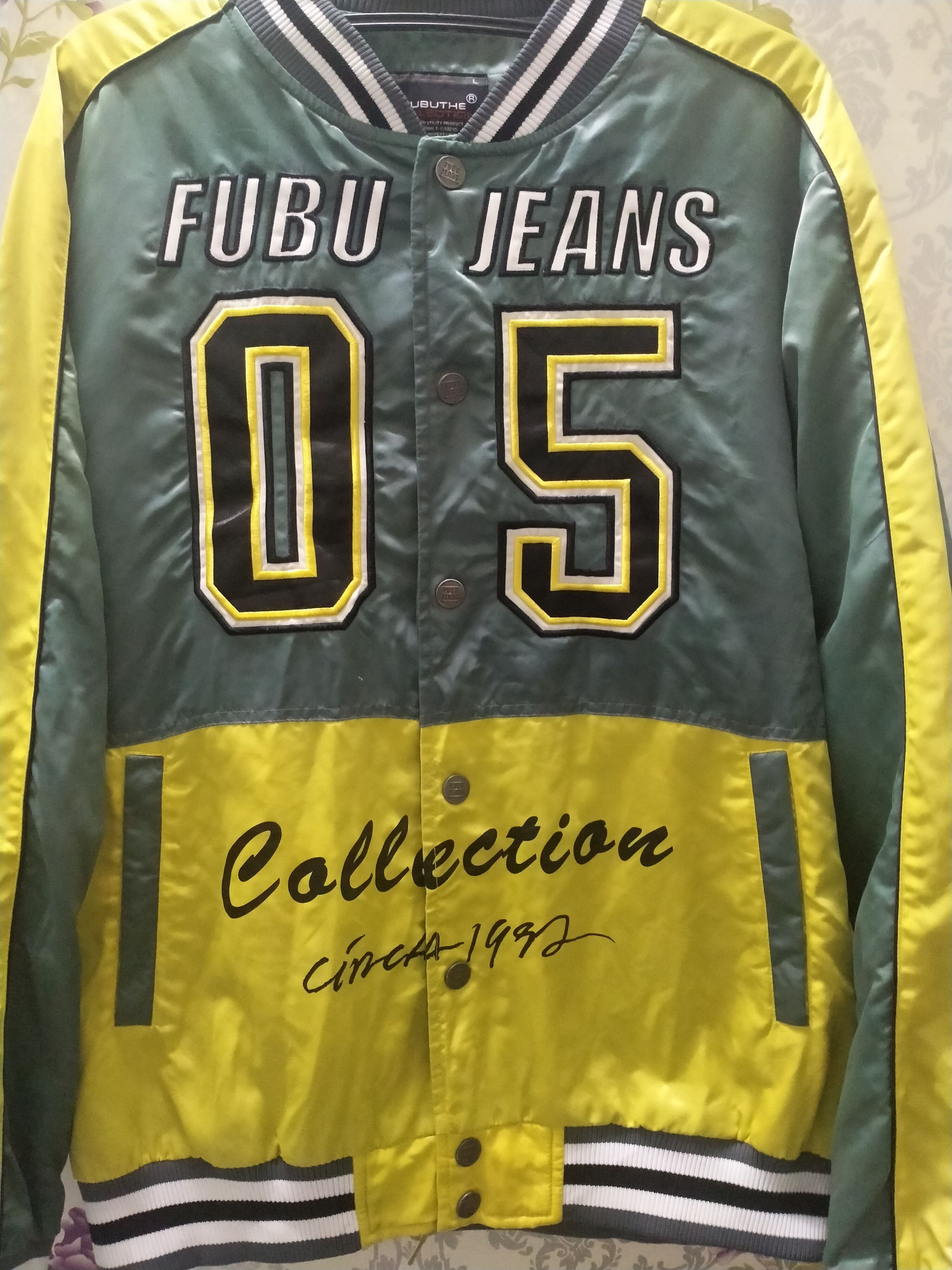 Fubu FUBU JEANS COLLECTION JACKET EMBROIDERED BIG LOGO Size US L / EU 52-54 / 3 - 2 Thumbnail