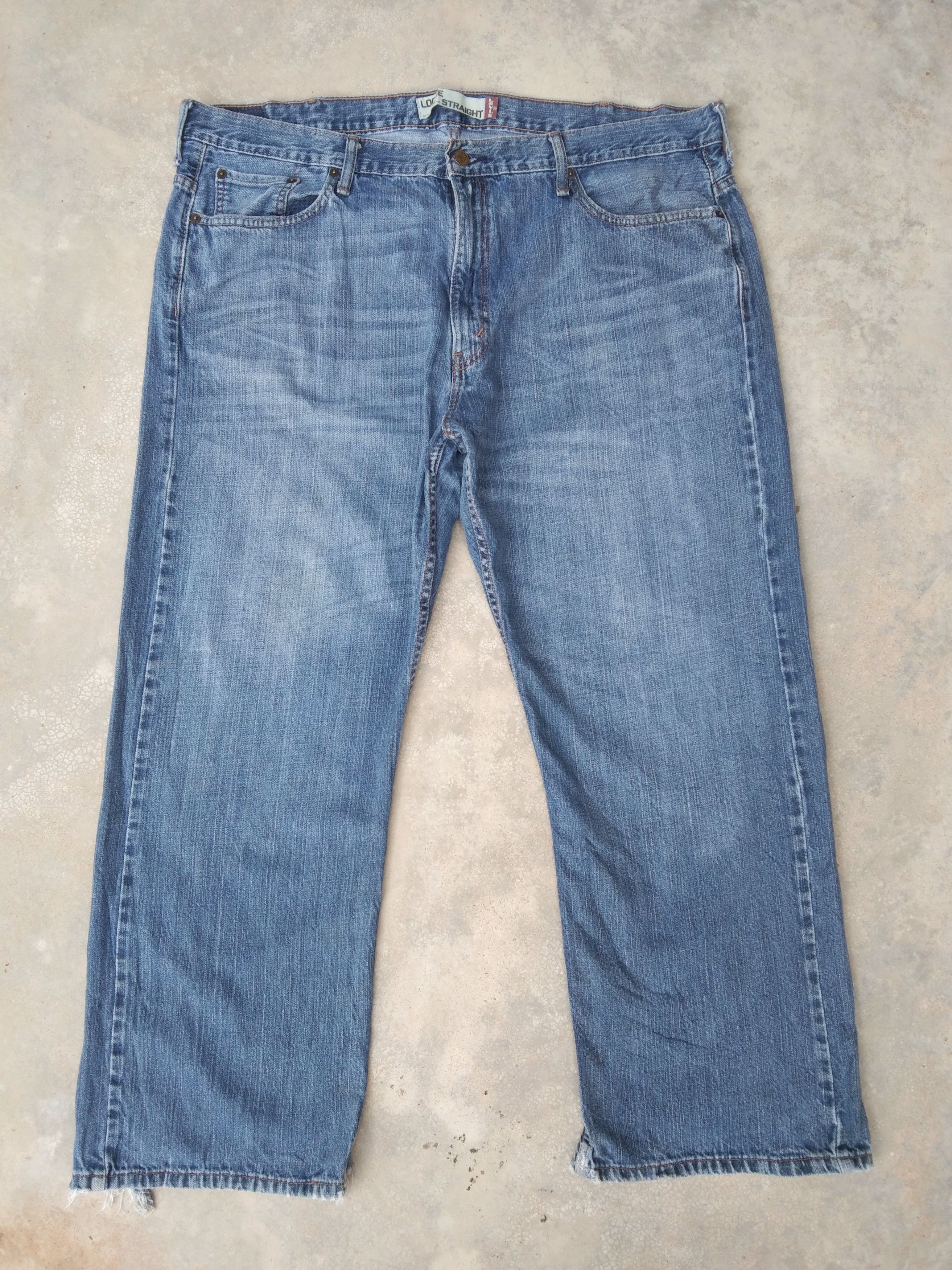 Levi's Vintage Levi's Jeans 569 Loose Straight Leg Denim 42x30 Size US 42 / EU 58 - 1 Thumbnail