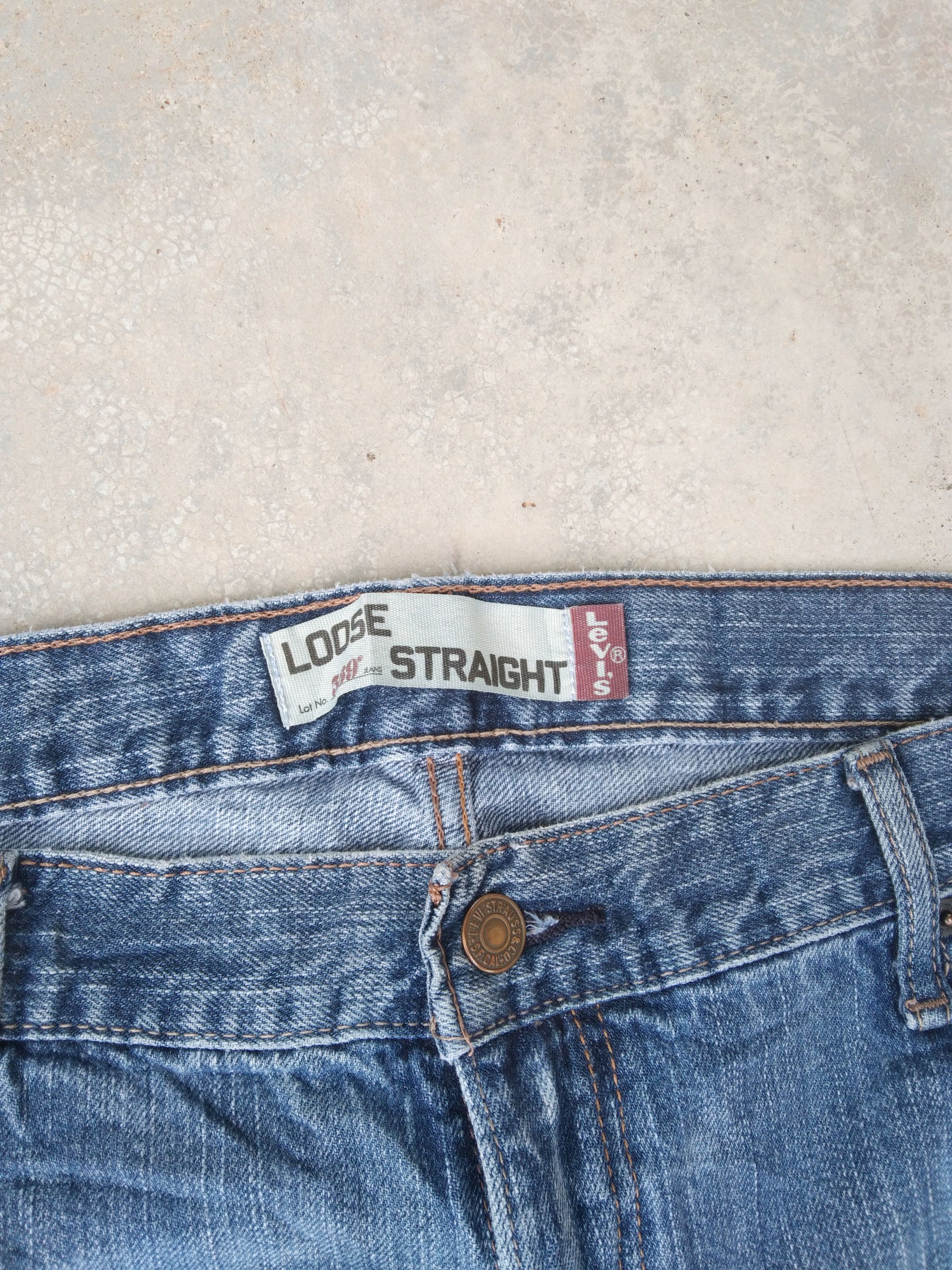 Levi's Vintage Levi's Jeans 569 Loose Straight Leg Denim 42x30 Size US 42 / EU 58 - 6 Thumbnail