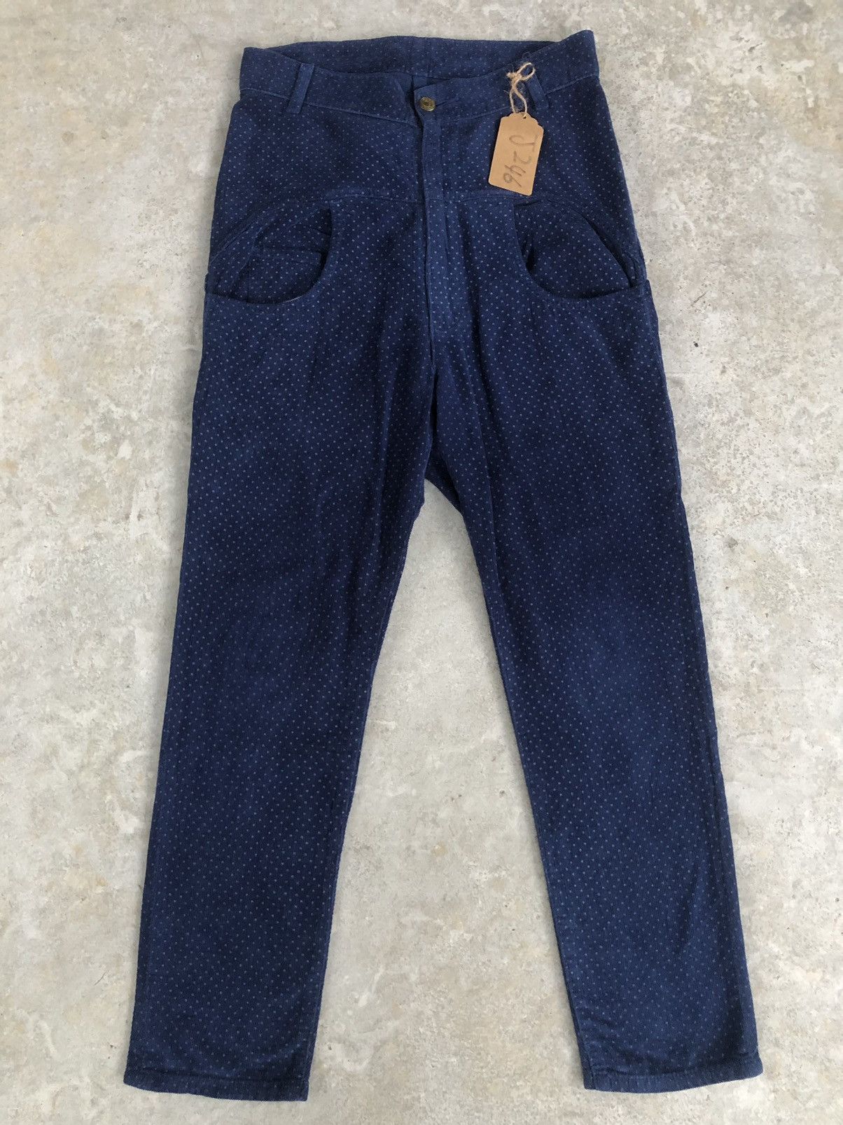 Issey Miyake Mercibeaucoup polka dot Corduroy jeans issey miyake pants Size US 29 - 1 Thumbnail