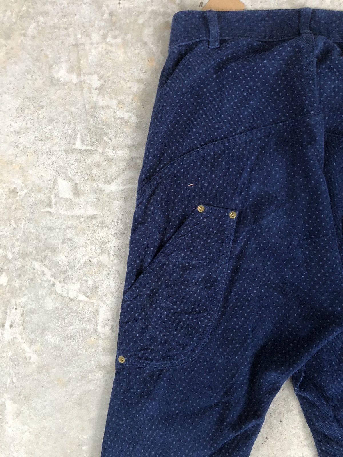 Issey Miyake Mercibeaucoup polka dot Corduroy jeans issey miyake pants Size US 29 - 9 Thumbnail