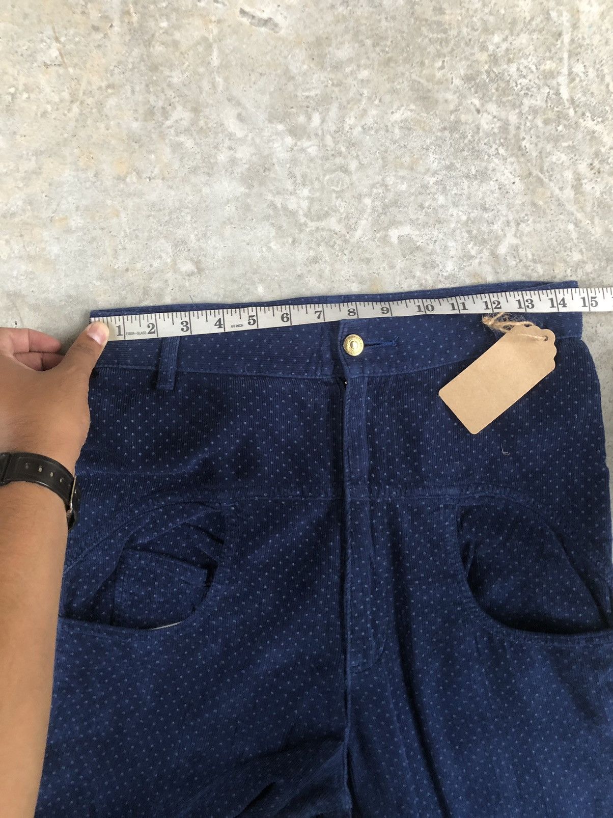 Issey Miyake Mercibeaucoup polka dot Corduroy jeans issey miyake pants Size US 29 - 17 Thumbnail
