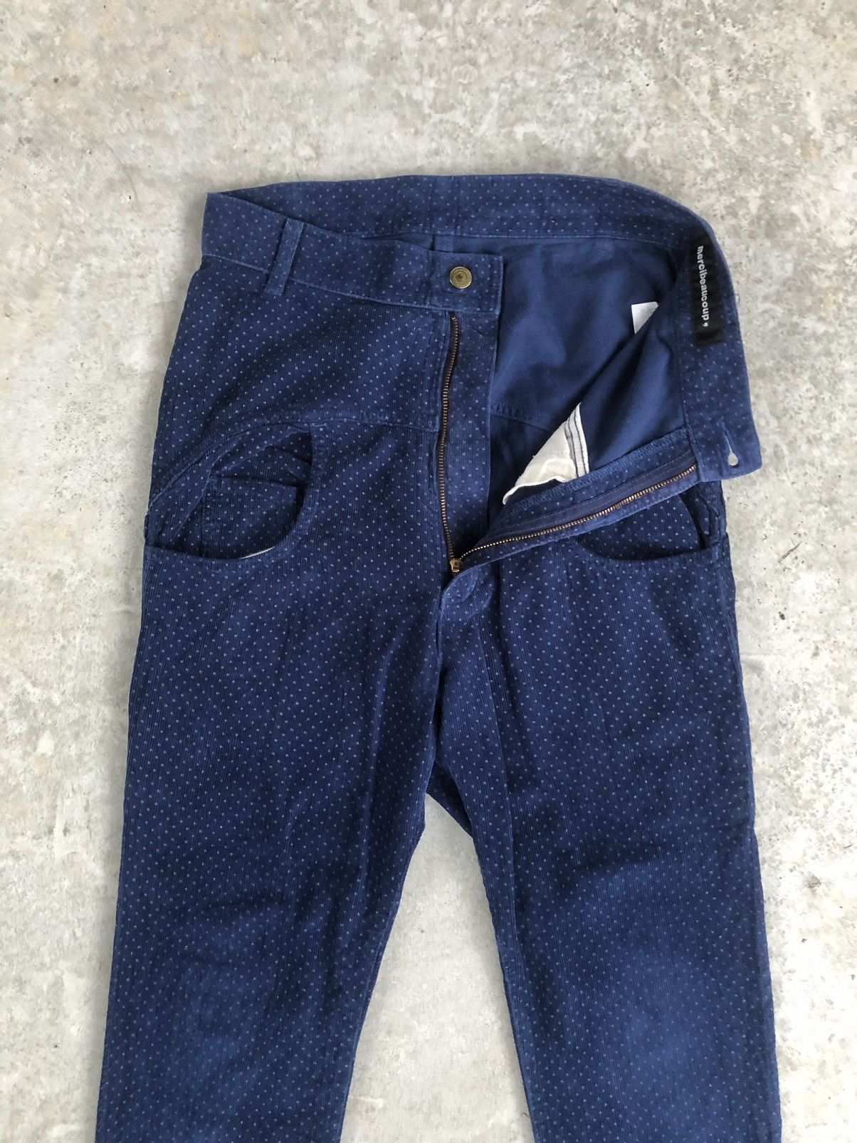 Issey Miyake Mercibeaucoup polka dot Corduroy jeans issey miyake pants Size US 29 - 3 Thumbnail