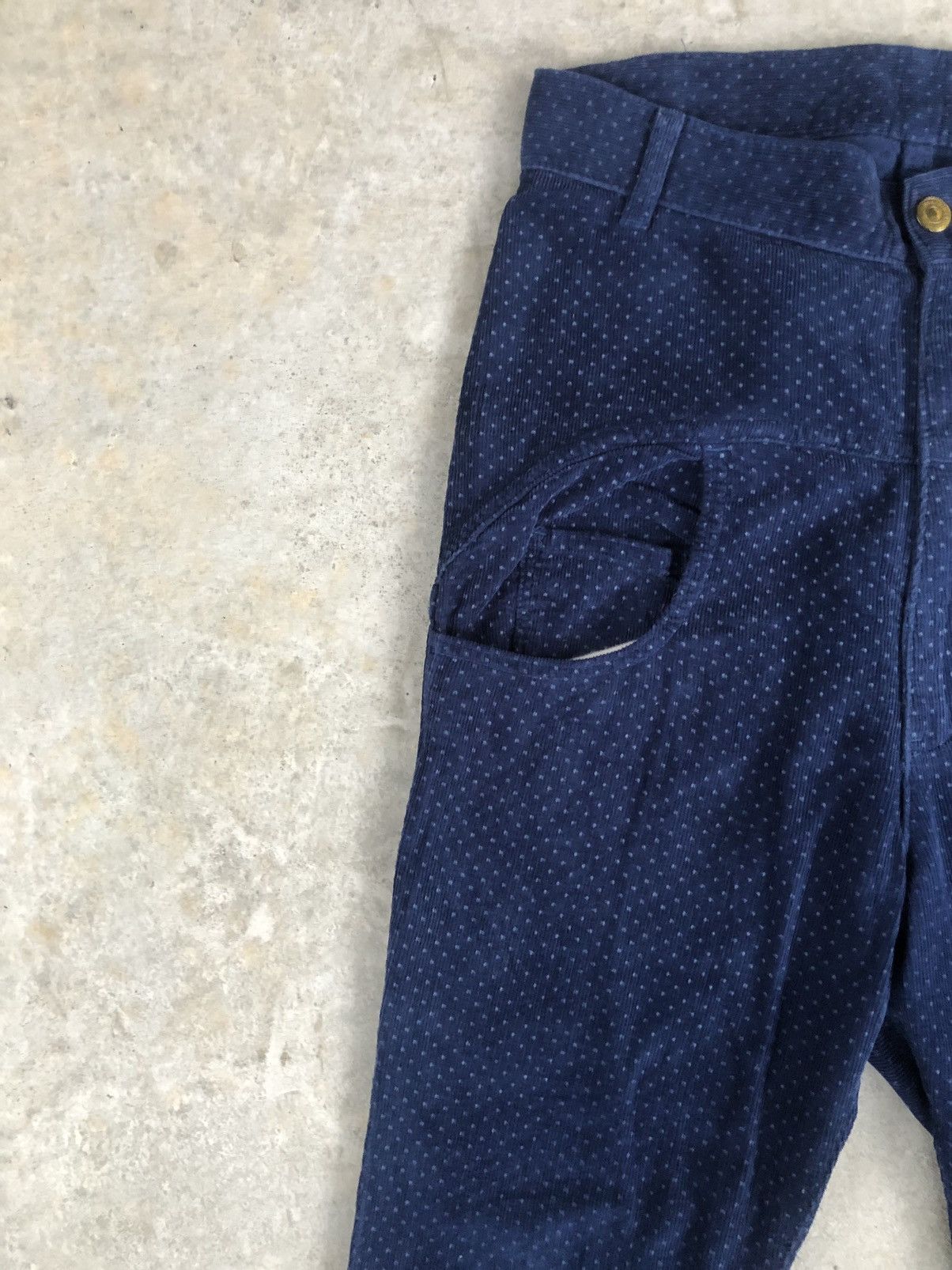 Issey Miyake Mercibeaucoup polka dot Corduroy jeans issey miyake pants Size US 29 - 4 Thumbnail