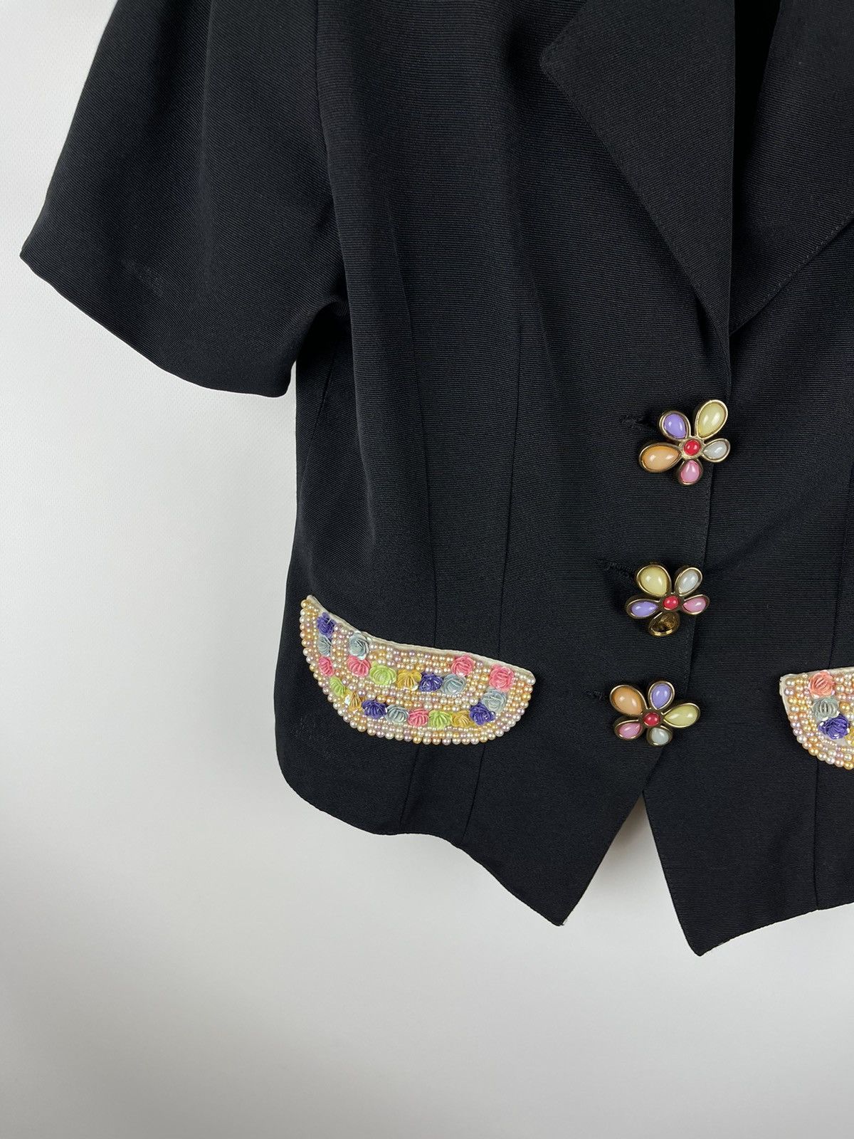 Sandro Sandro Paris vintage 80s fabrique in France blazer jacket Size M / US 6-8 / IT 42-44 - 4 Thumbnail