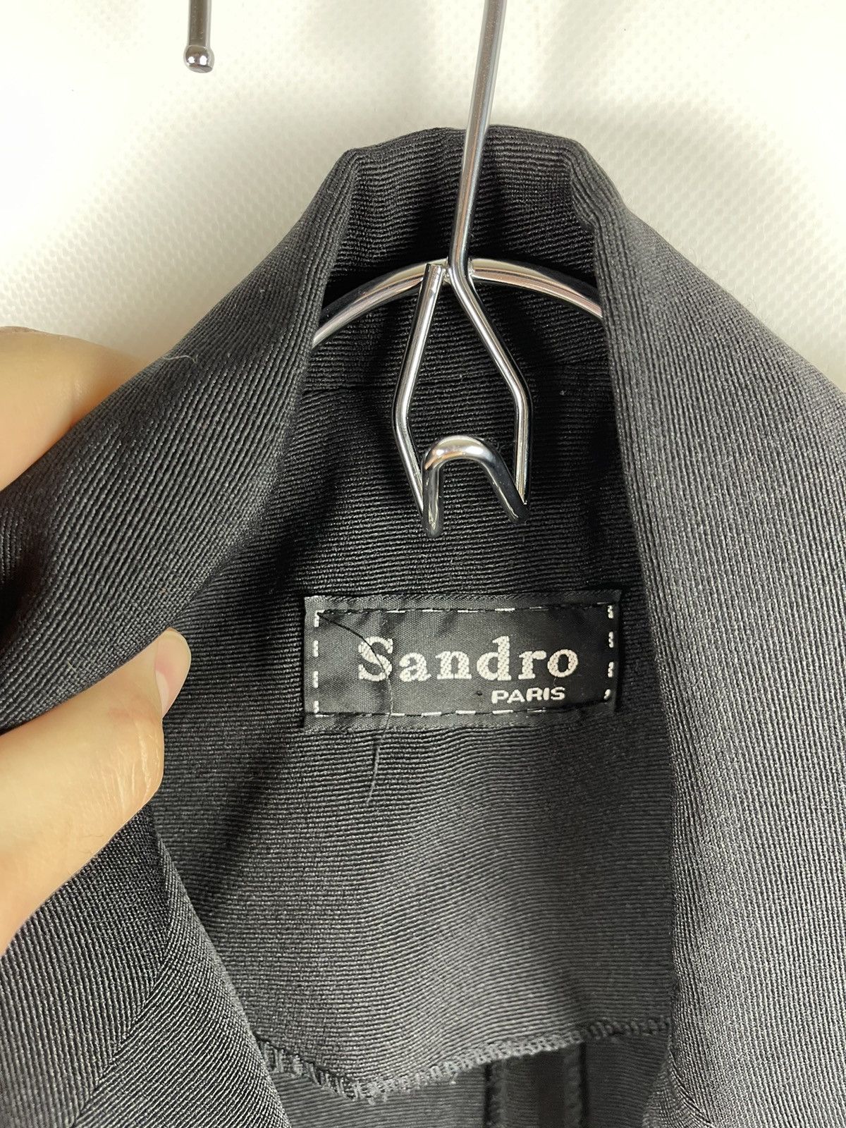 Sandro Sandro Paris vintage 80s fabrique in France blazer jacket Size M / US 6-8 / IT 42-44 - 8 Thumbnail