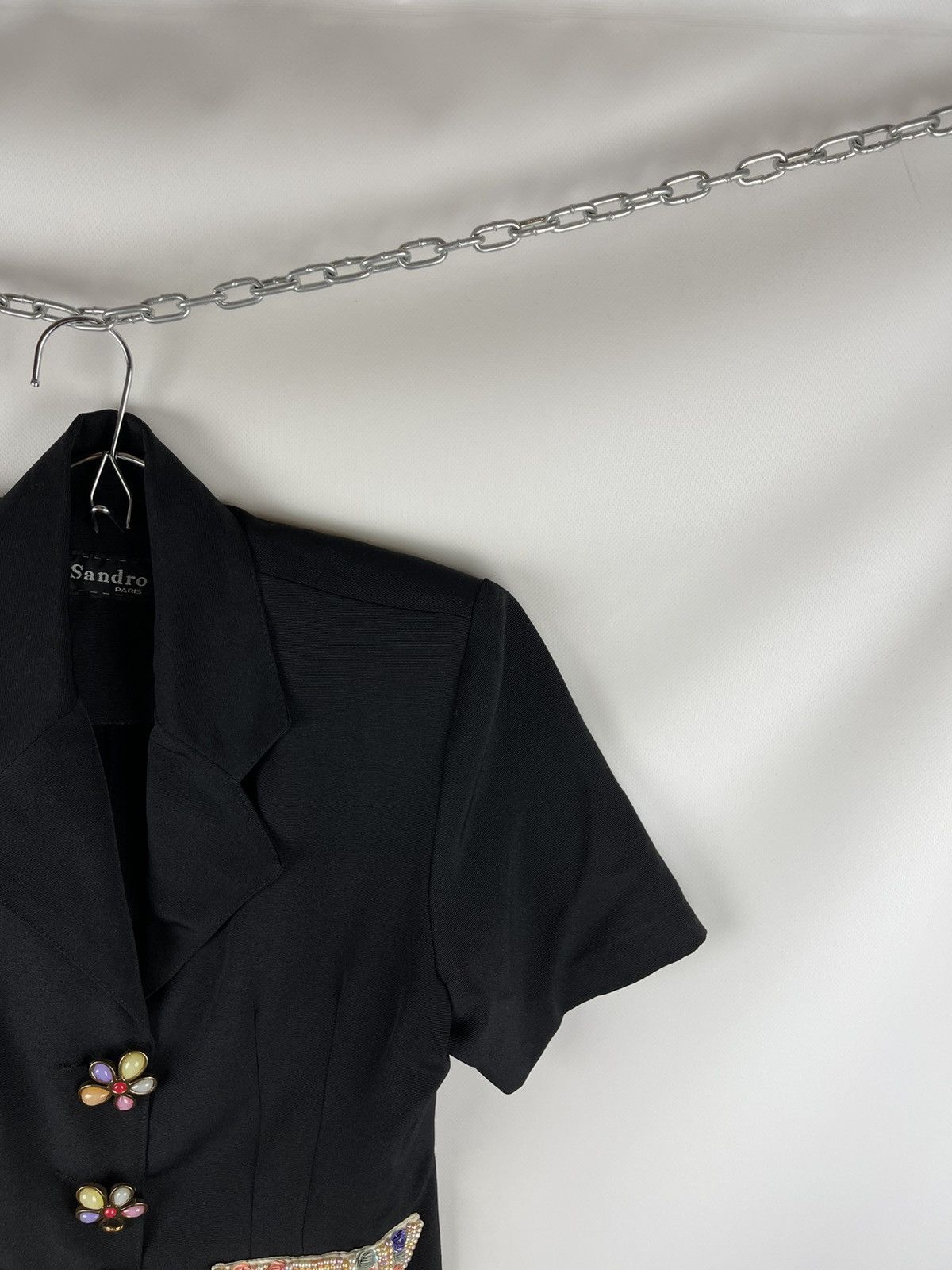 Sandro Sandro Paris vintage 80s fabrique in France blazer jacket Size M / US 6-8 / IT 42-44 - 3 Thumbnail