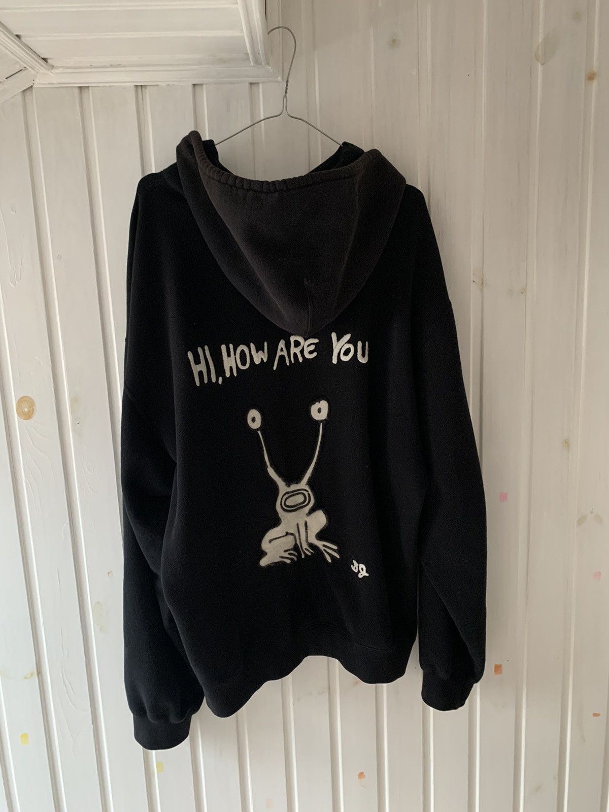 Oamc oamc x daniel johnston hi how are you project hoodie rare grailed