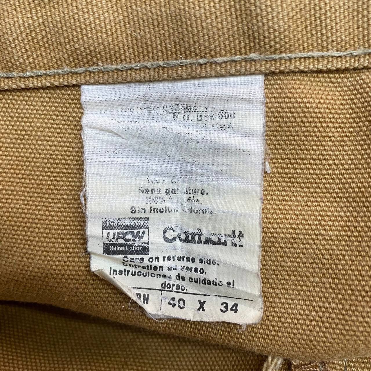 Carhartt VTG CARHARTT FADED DISTRESSED BUSH PANTS Size US 40 / EU 56 - 7 Thumbnail