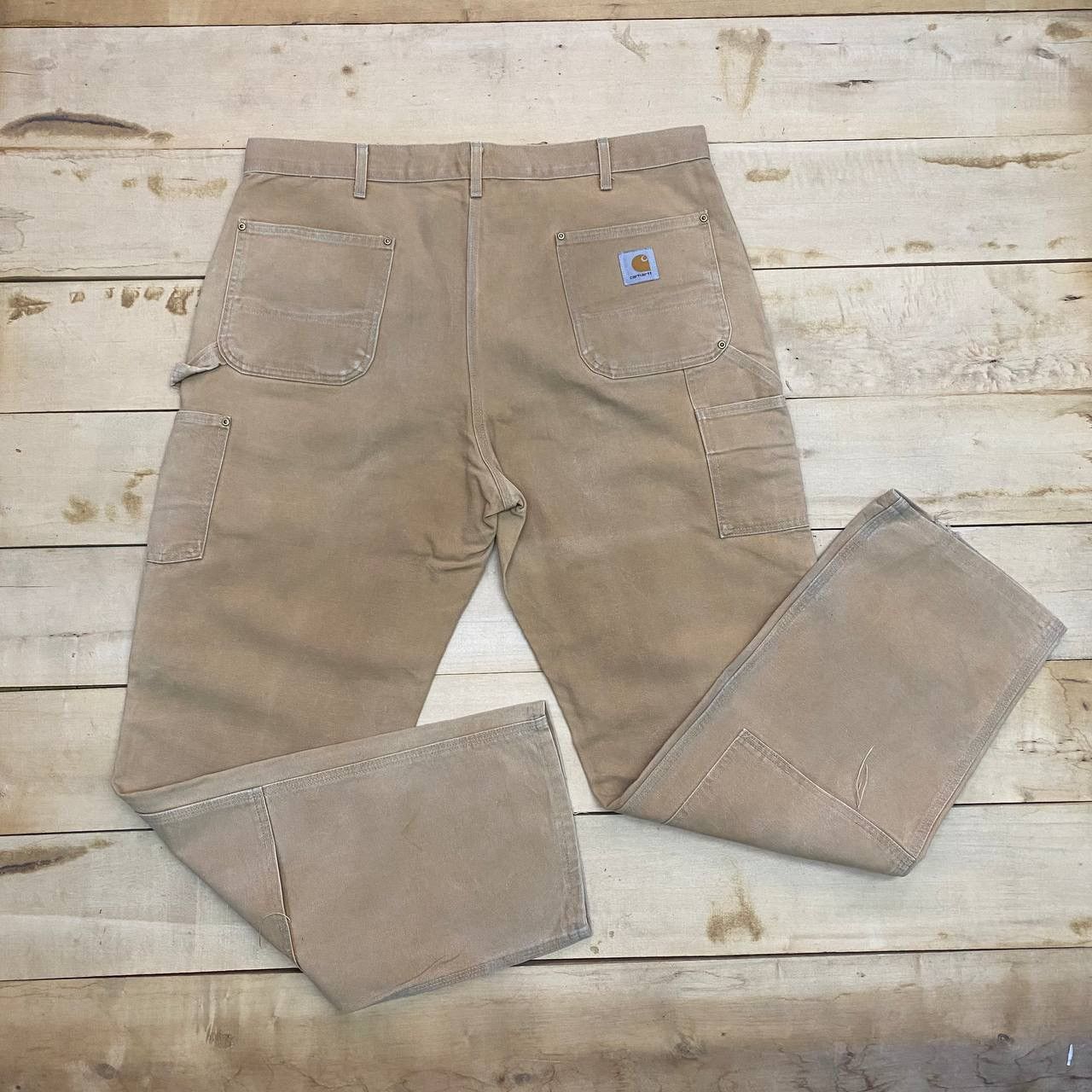 Carhartt VTG CARHARTT FADED DISTRESSED BUSH PANTS Size US 40 / EU 56 - 1 Thumbnail